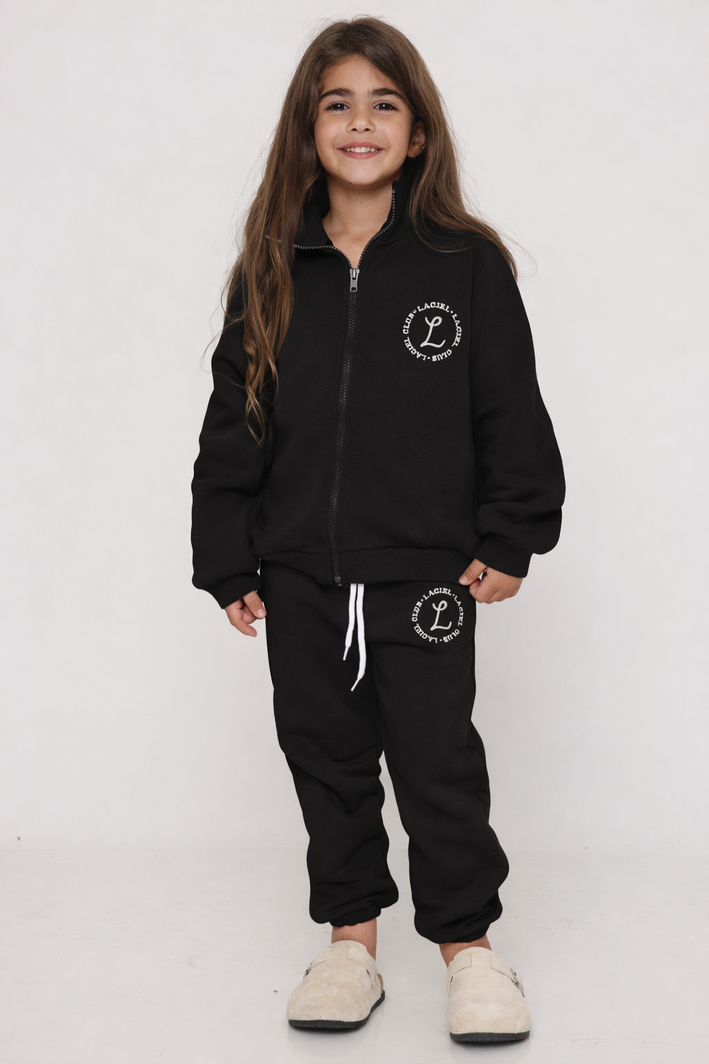 חליפת טרנינג laciel בנות - שחור