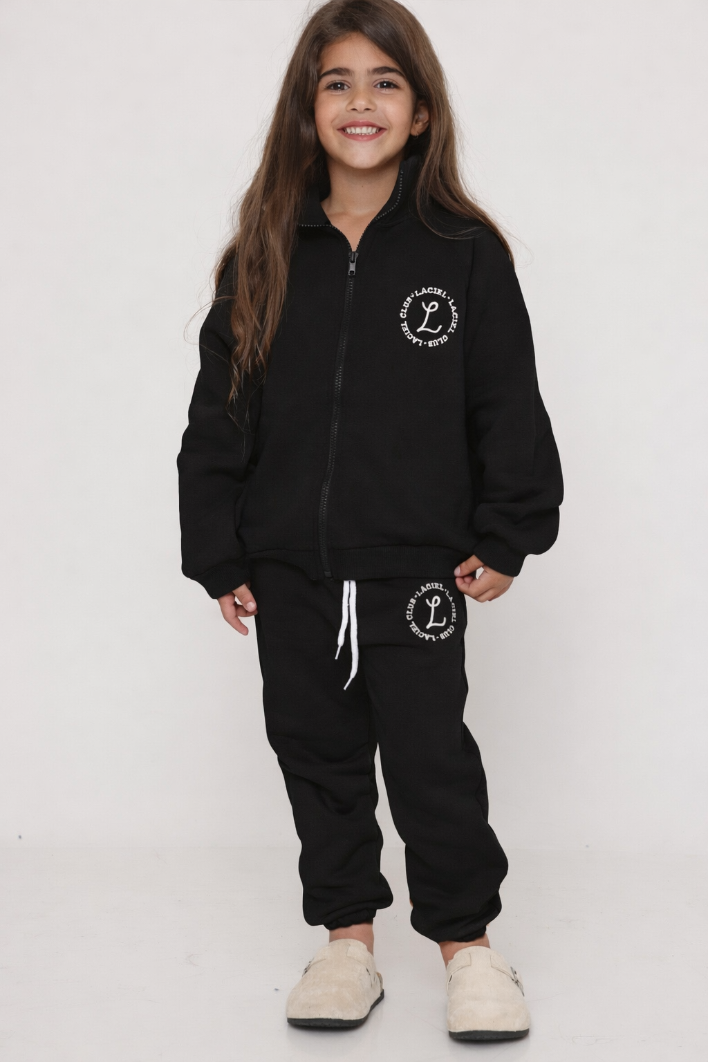 חליפת טרנינג laciel בנות - שחור