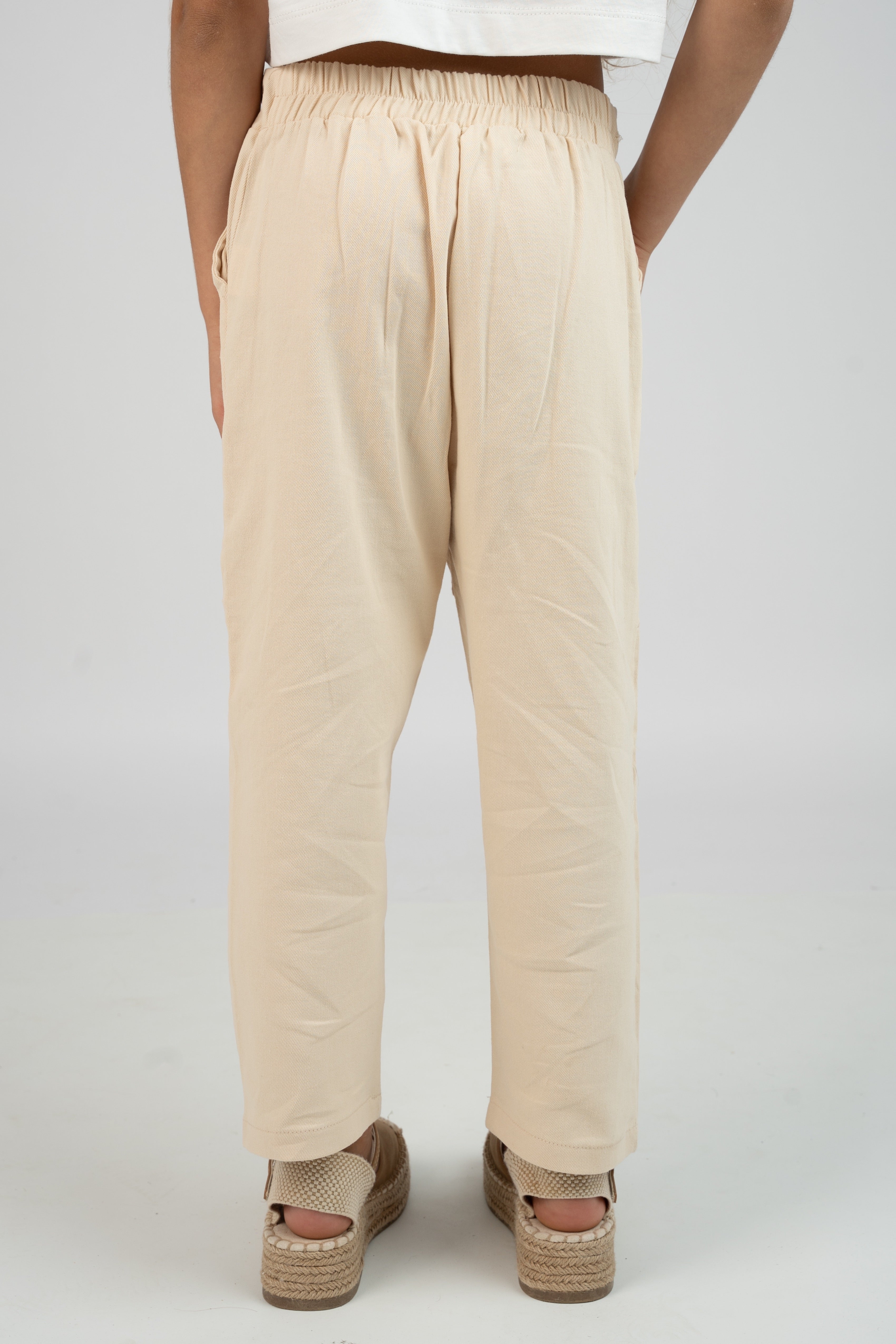 מכנס slim יוניסקס - בז