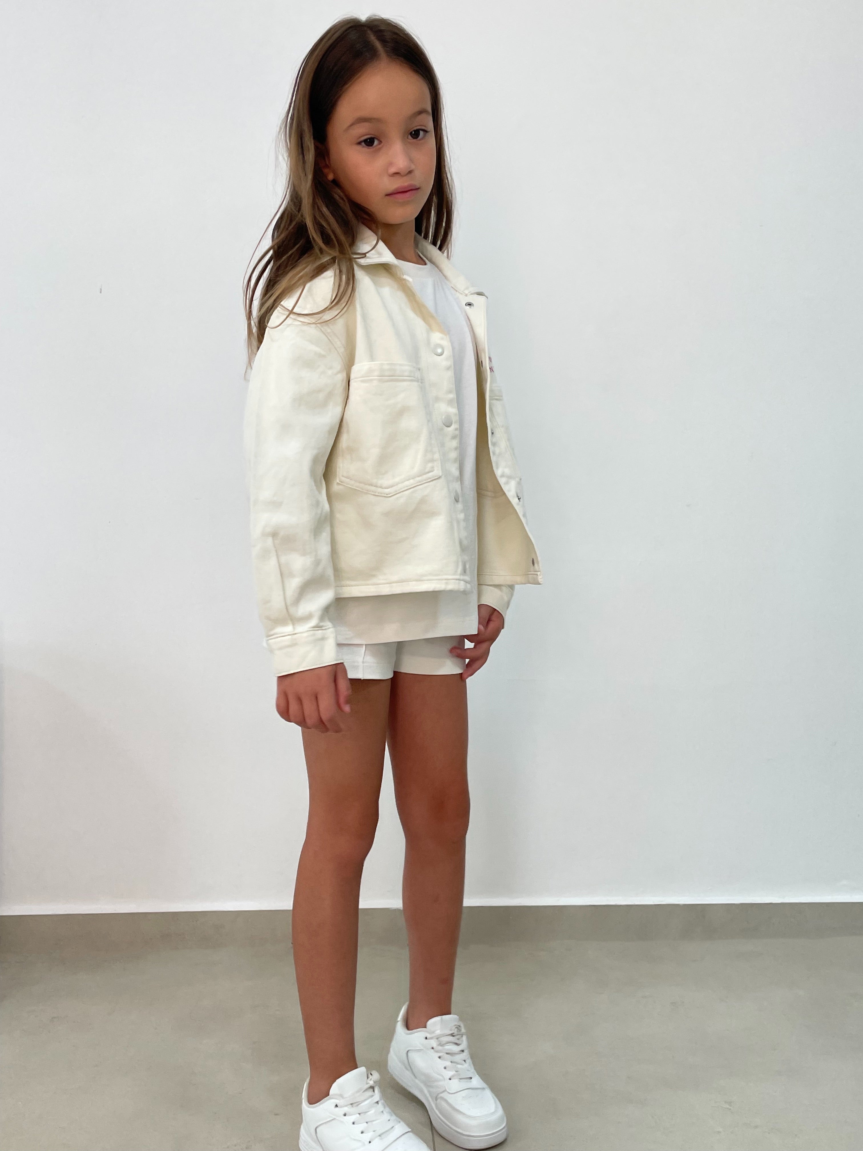 גקט DENIM אוברסייז לילדה