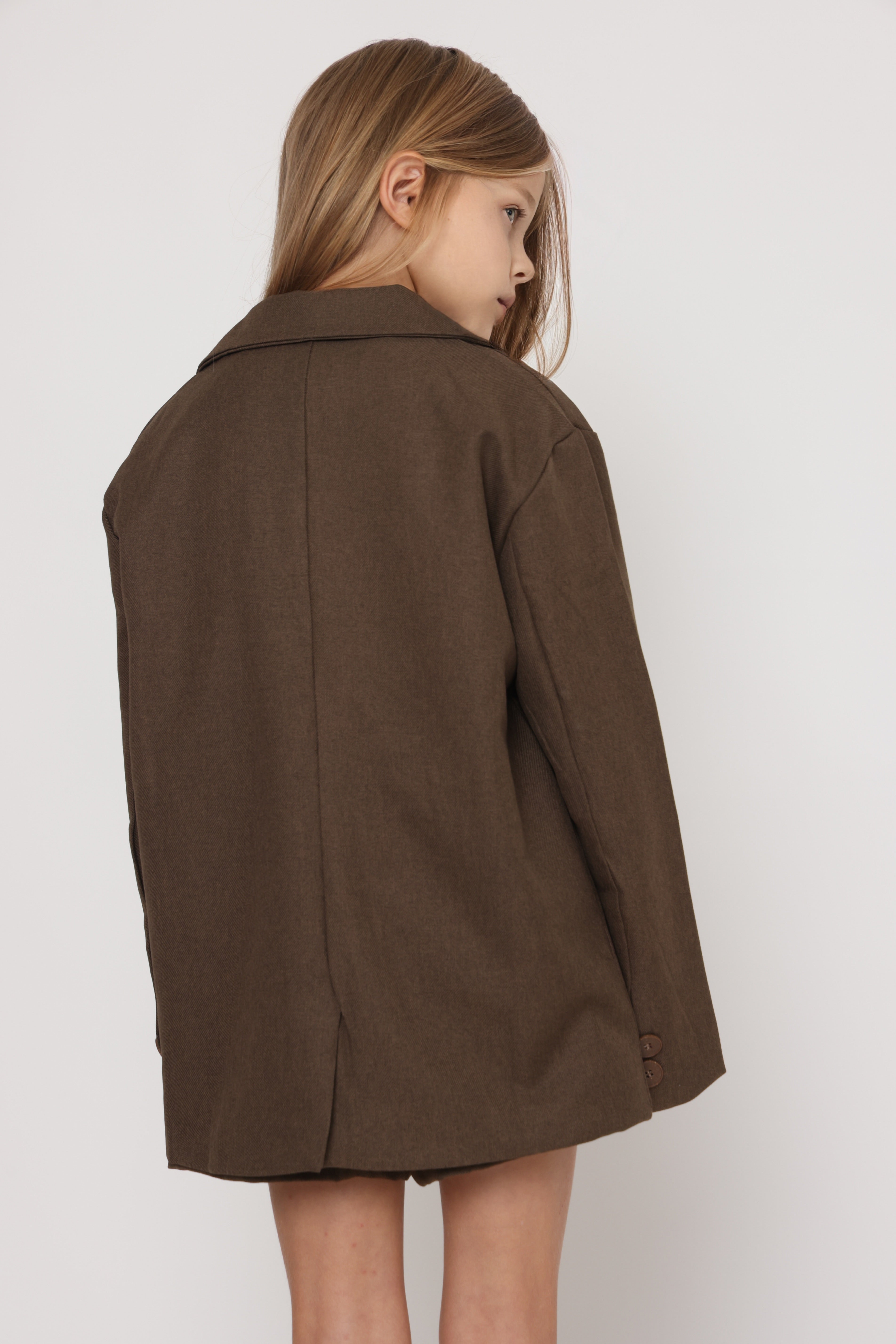 חצאית מכנס בגוון חום