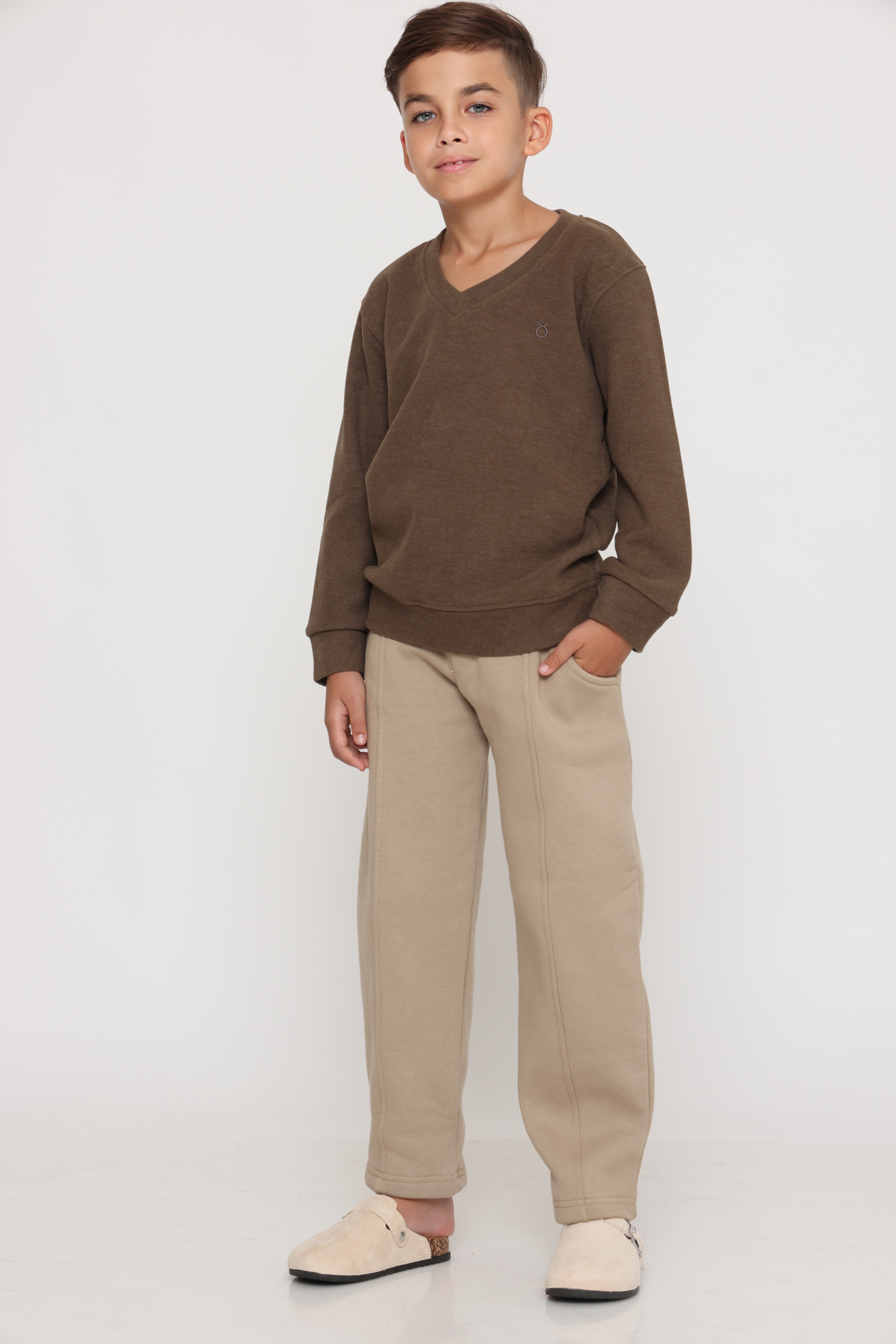 מכנס ספורט אלגנט יוניסקס שמנת