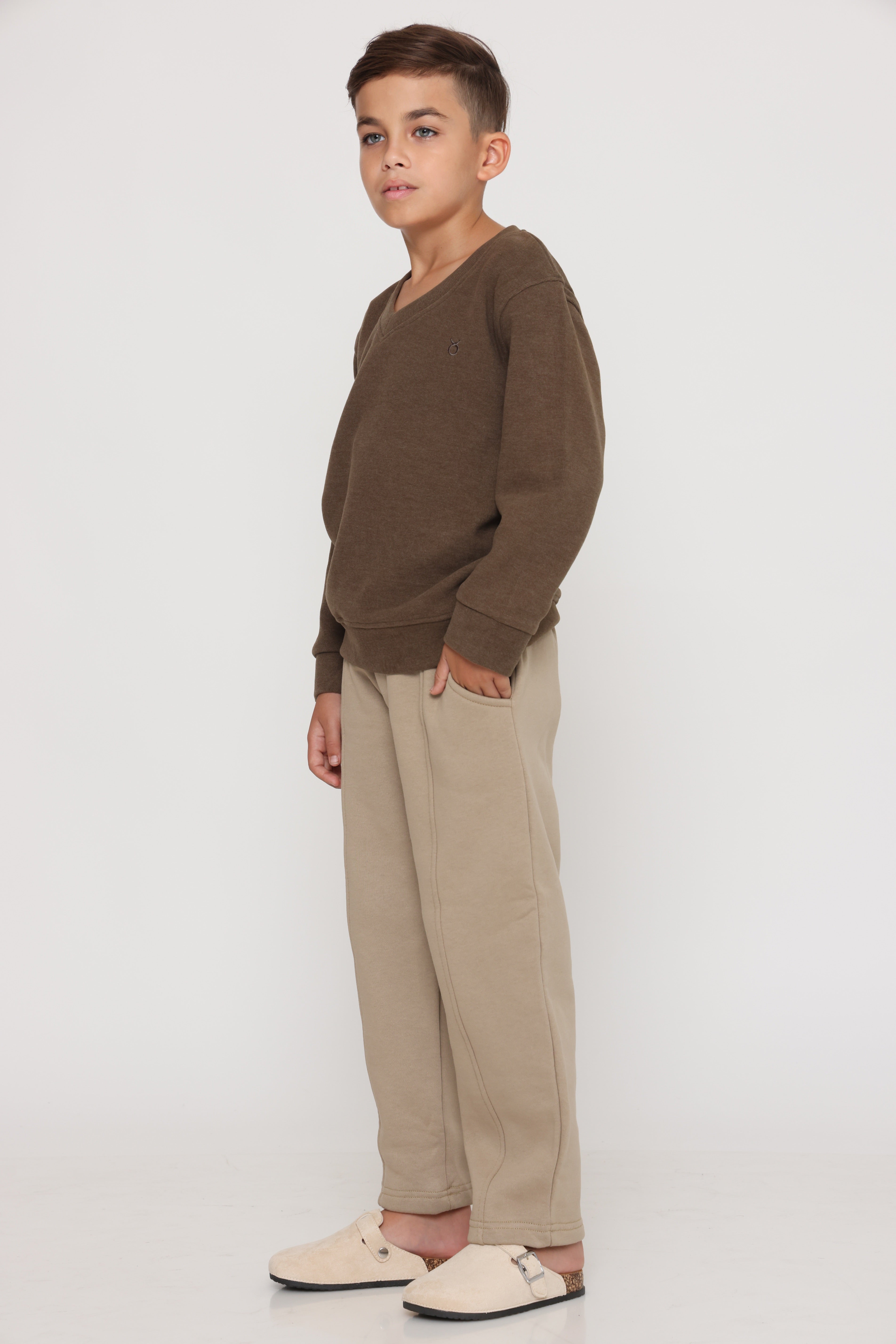 מכנס ספורט אלגנט יוניסקס שמנת