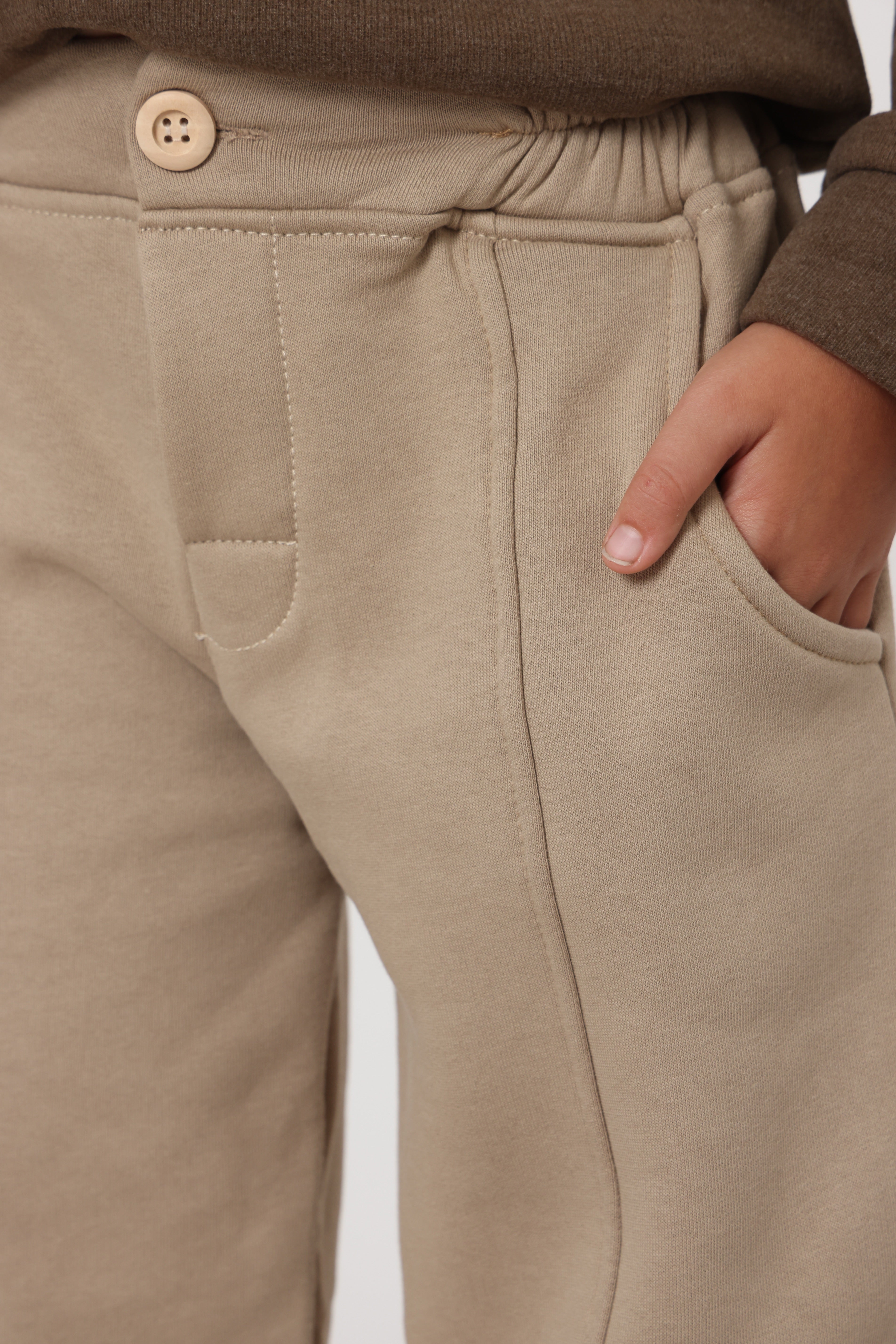 מכנס ספורט אלגנט יוניסקס שמנת