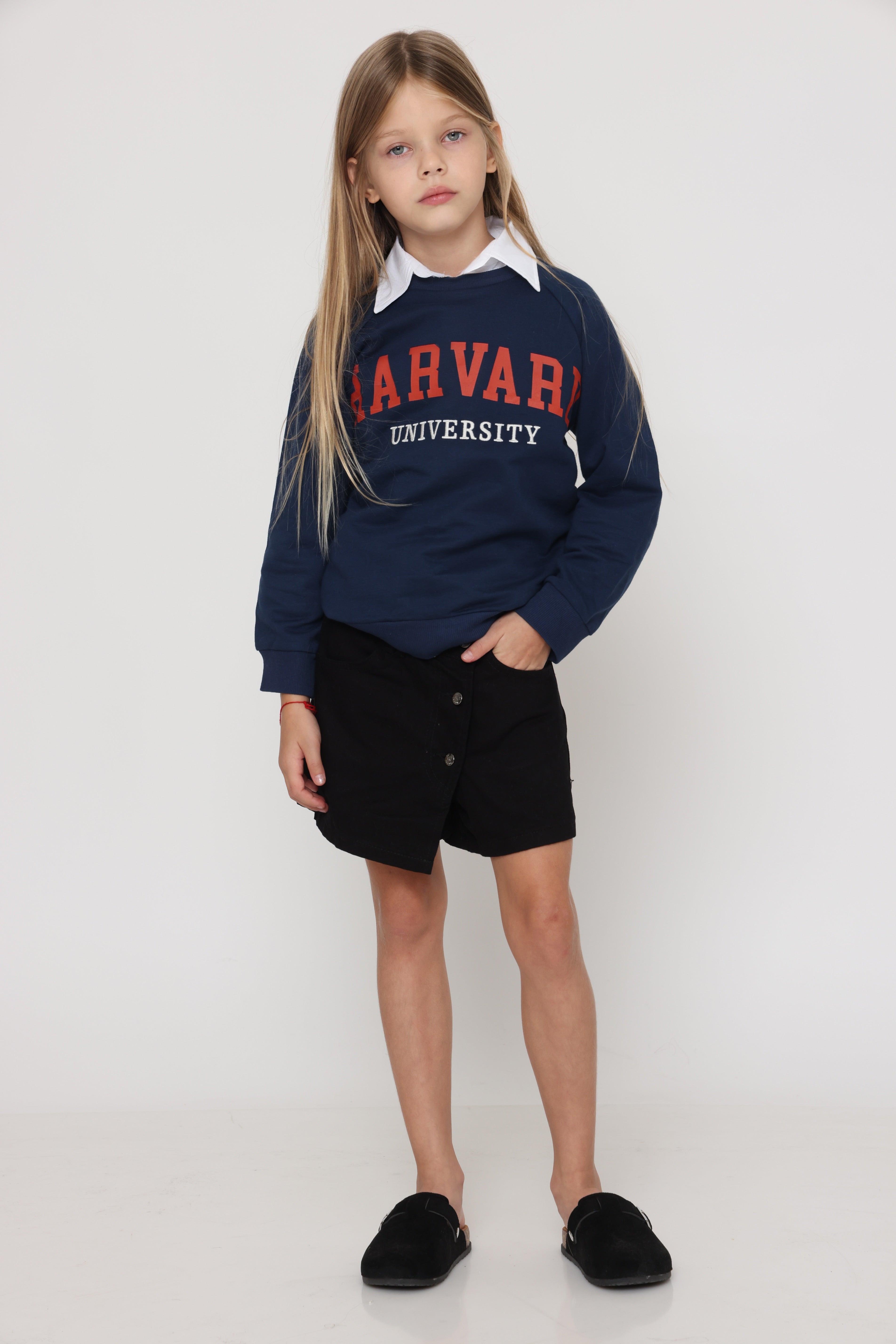 פוטר HARVARD כחול לילדה