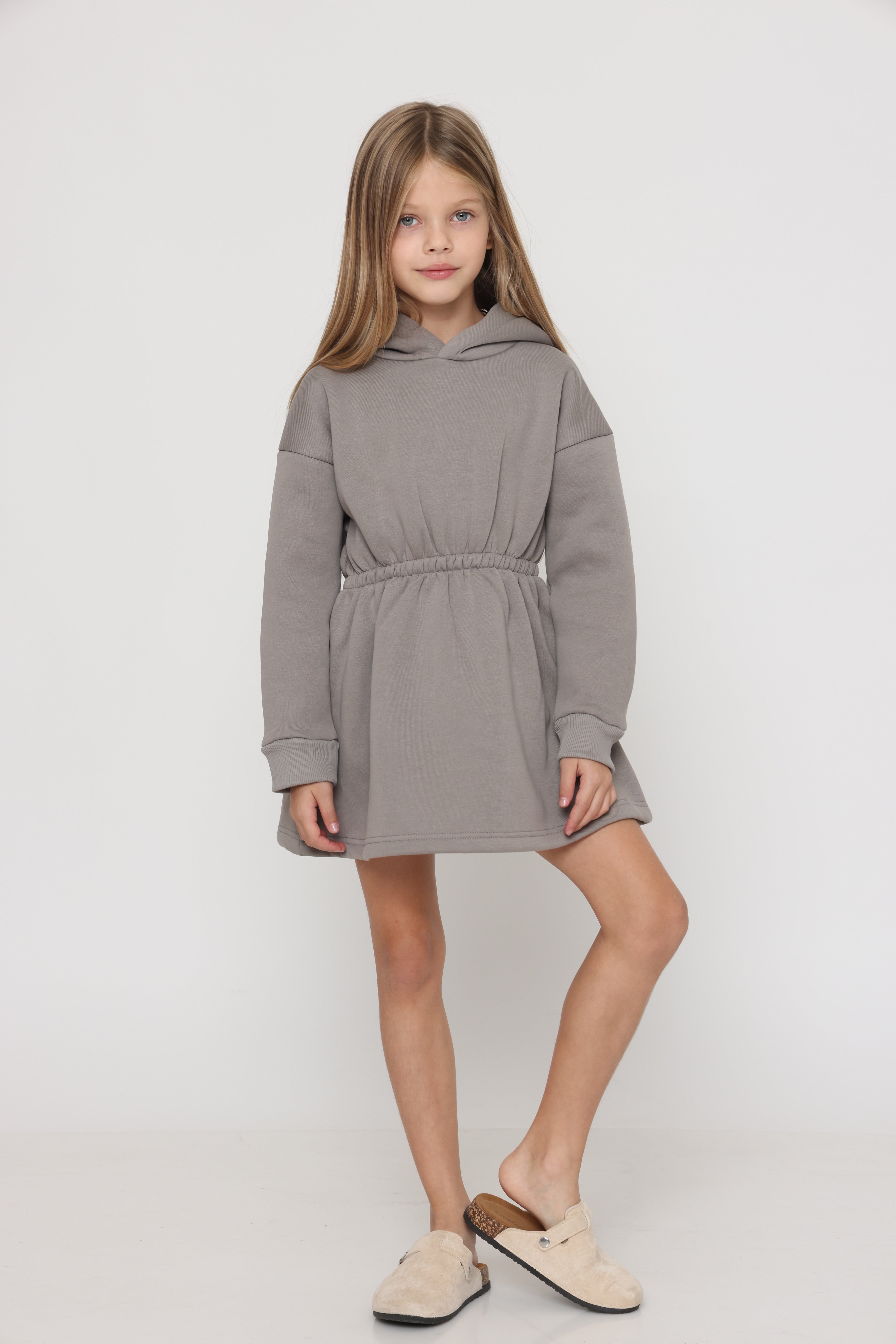 שמלה פוטר עם קפוצון לילדה