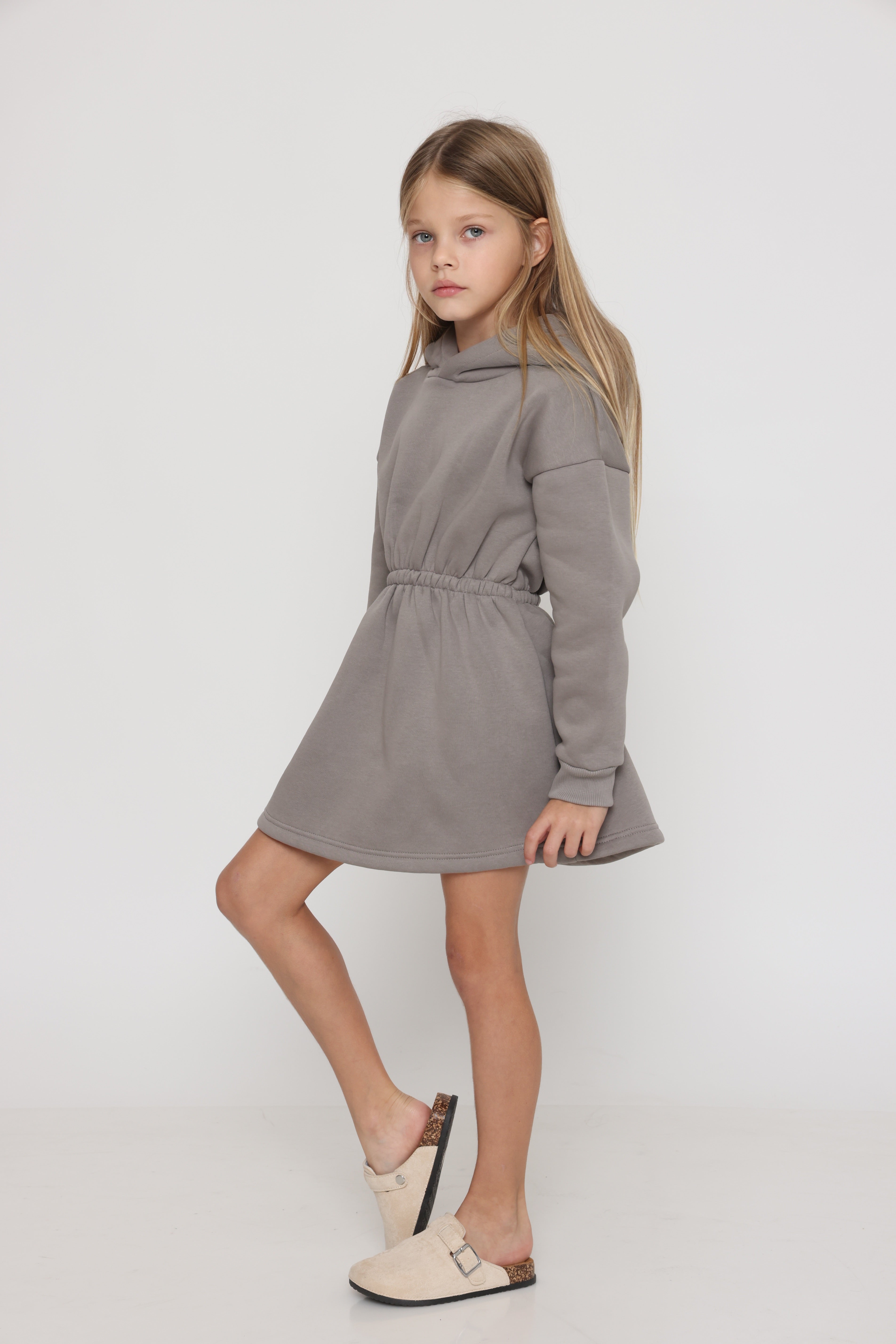 שמלה פוטר עם קפוצון לילדה