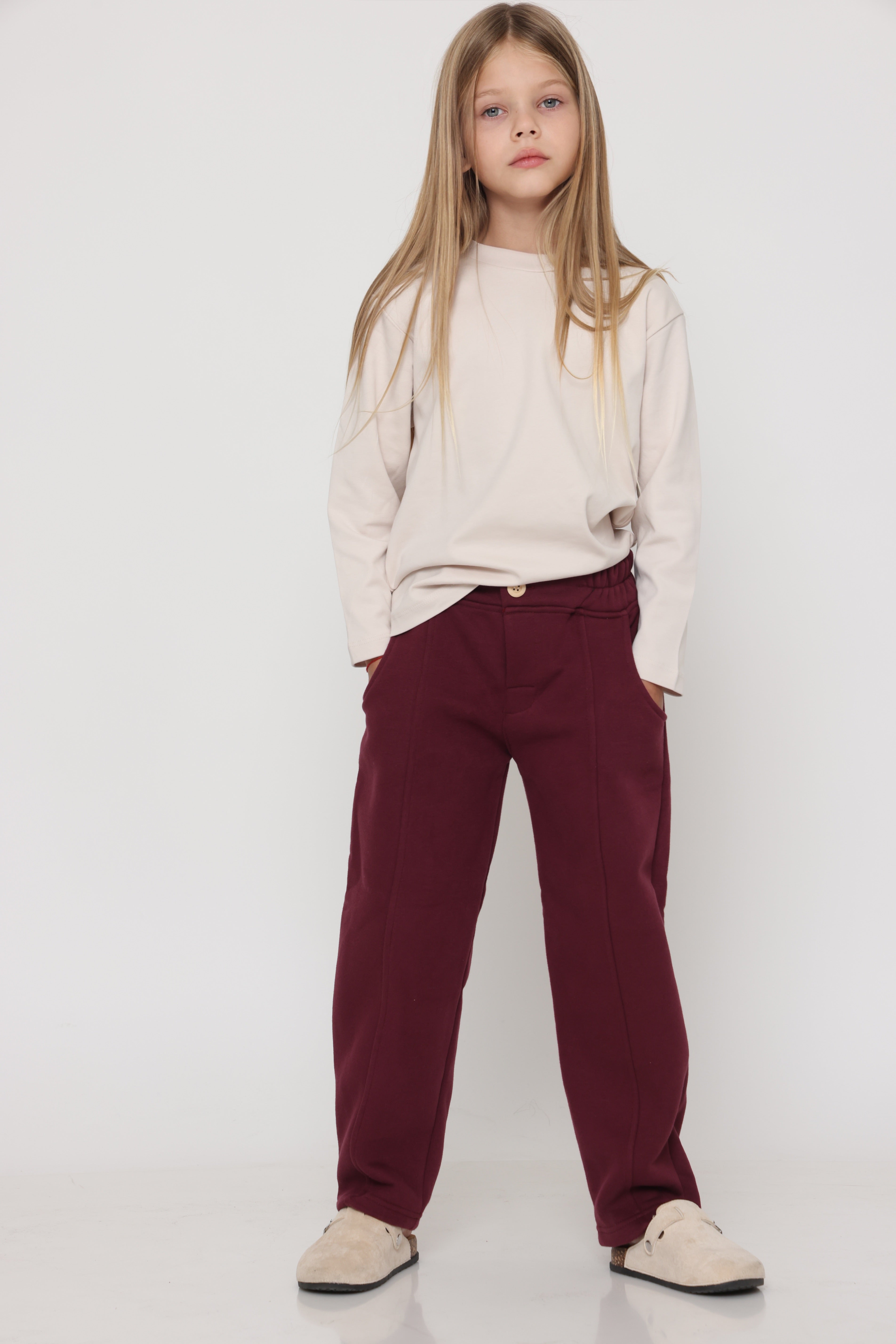 מכנס ספורט אלגנט יוניסקס בורדו