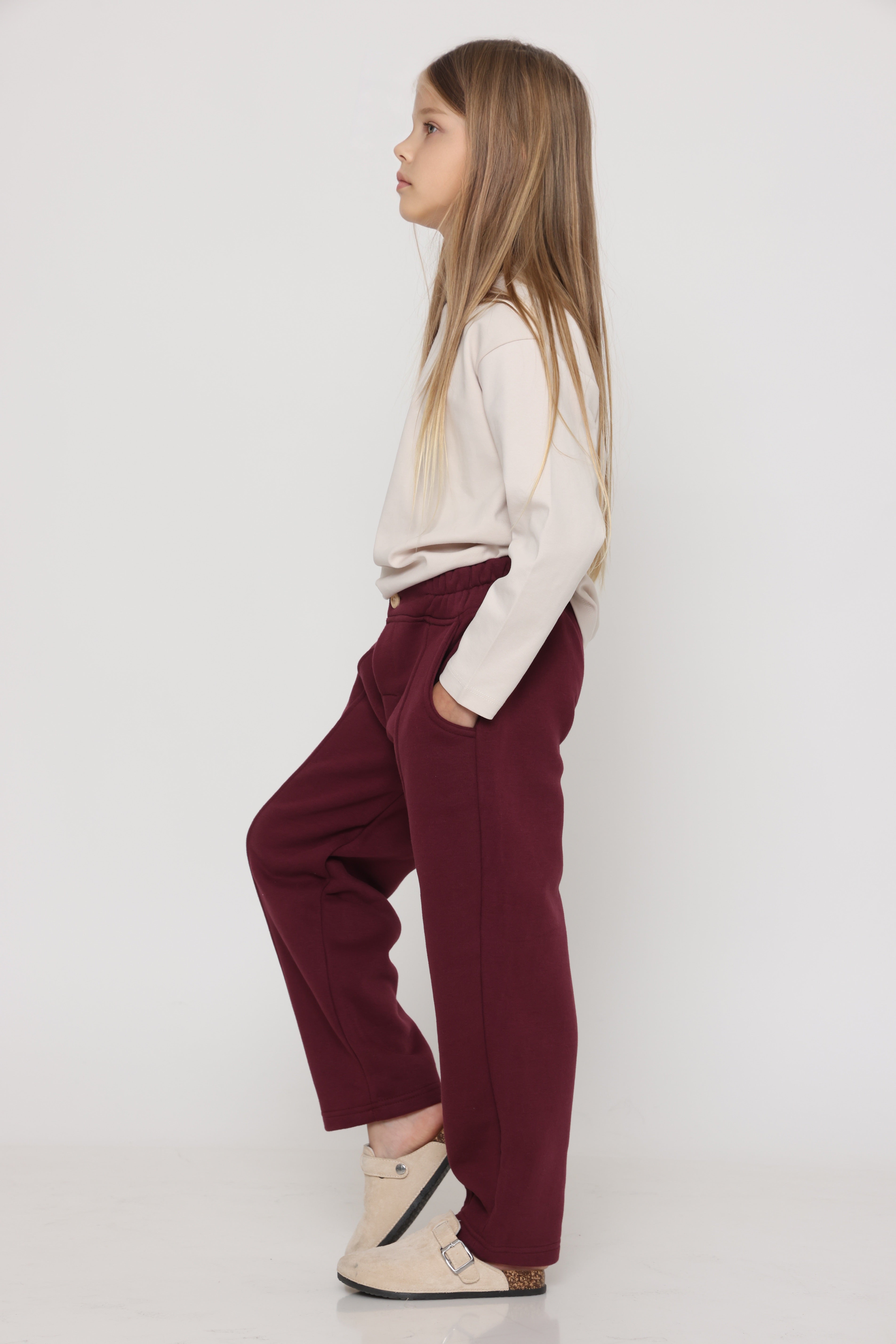 מכנס ספורט אלגנט יוניסקס בורדו