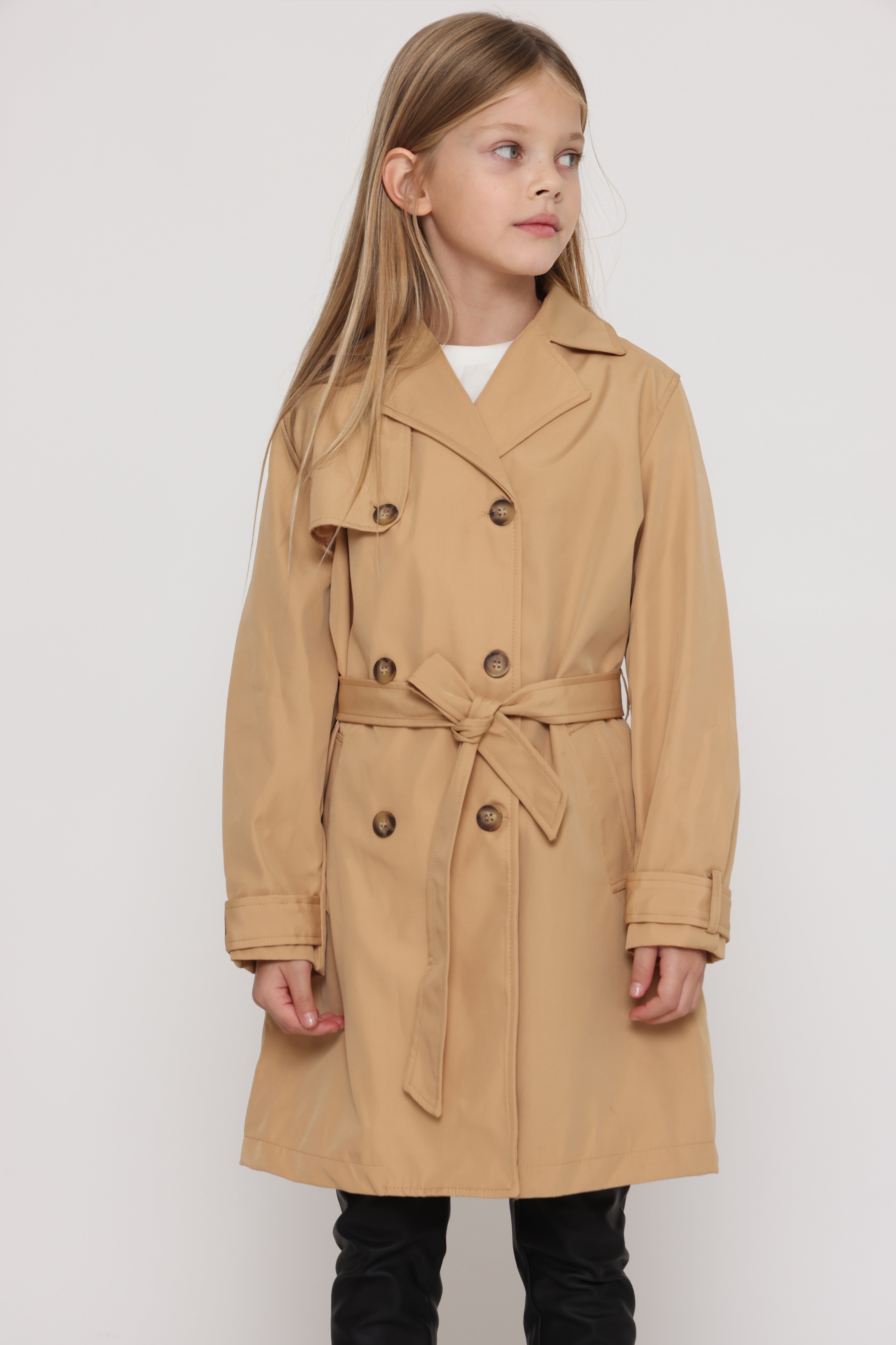 מעיל טרנץ קלאסי לילדות