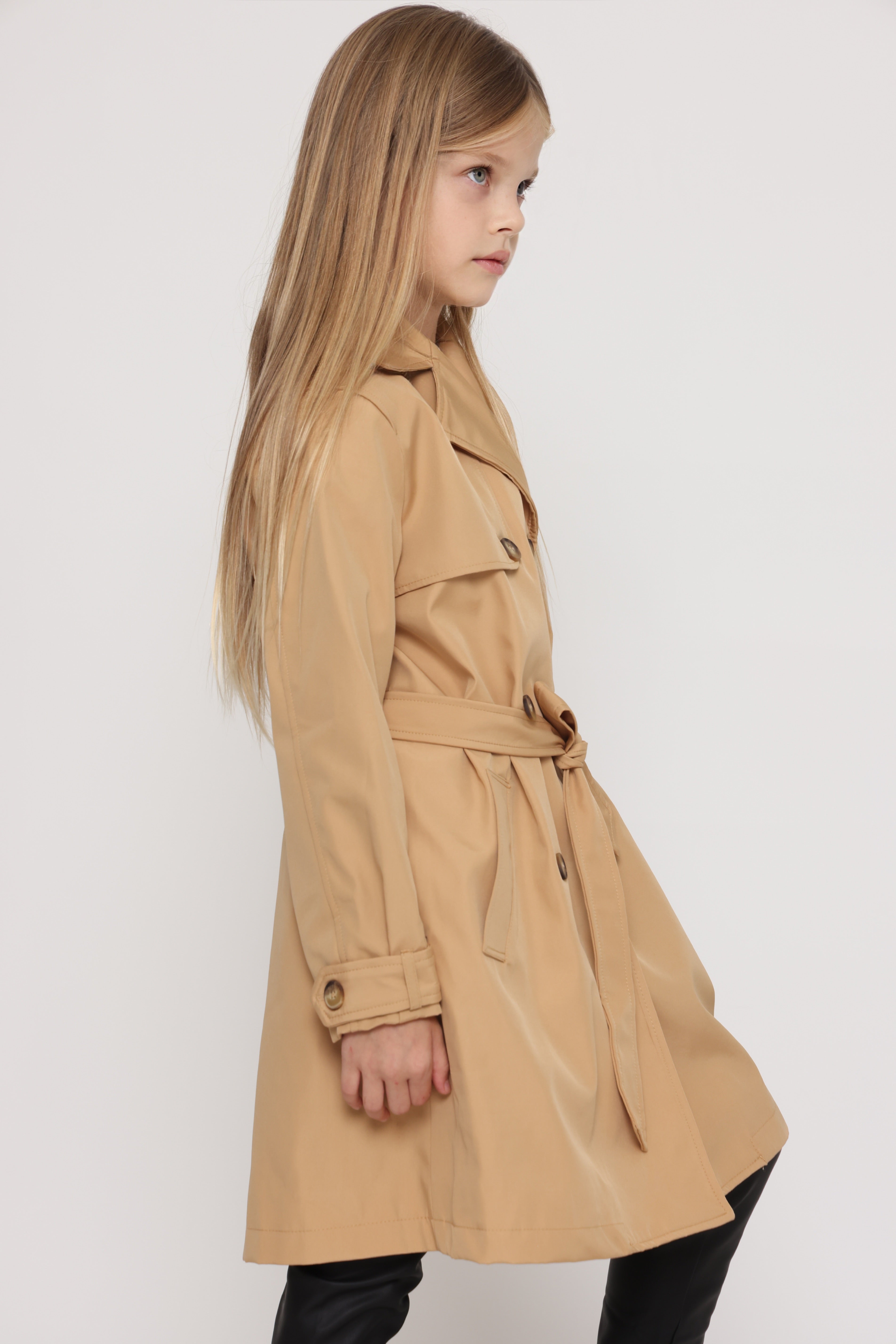 מעיל טרנץ קלאסי לילדות
