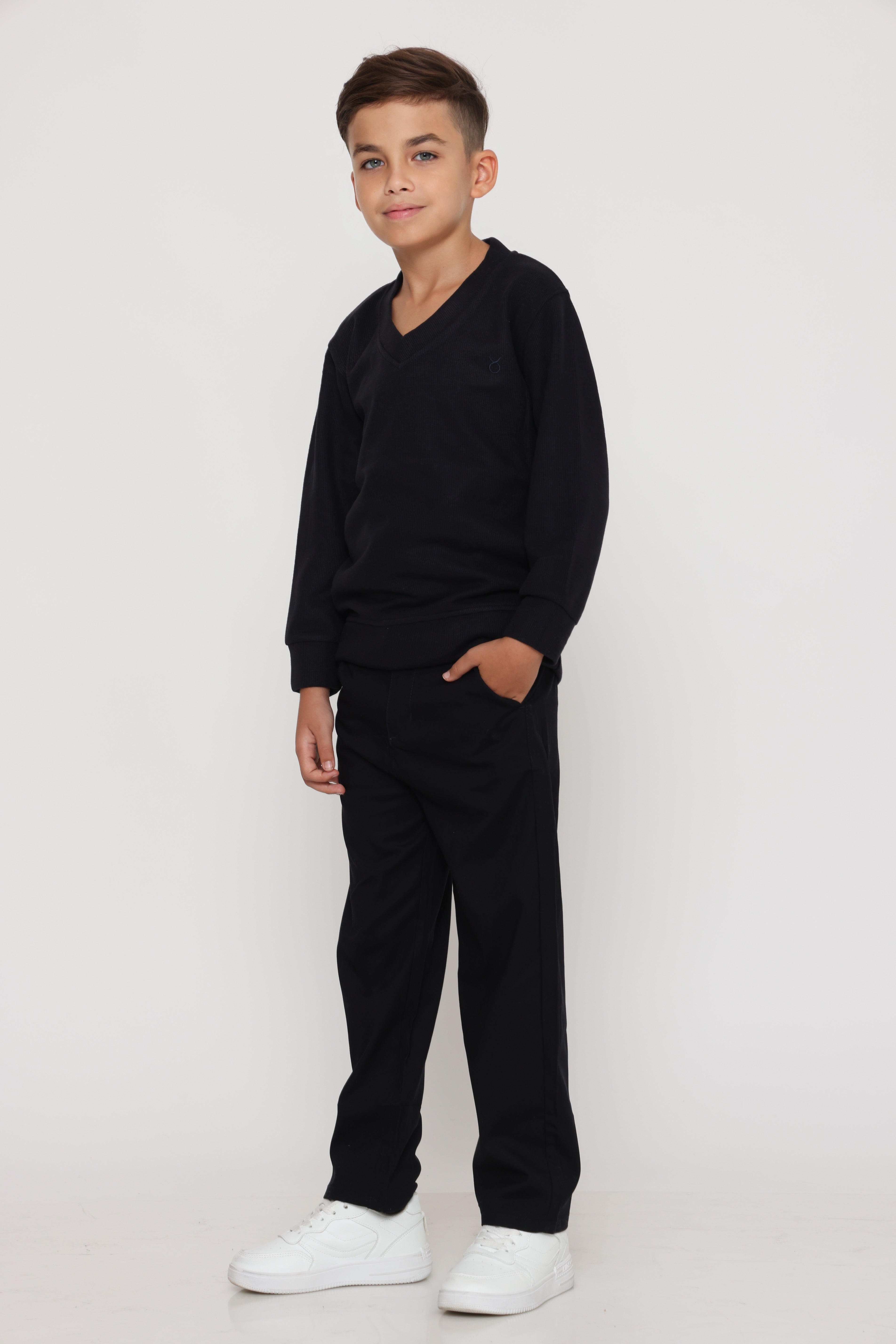 מכנס סיגר קלאסי ספורט אלגנט שחור