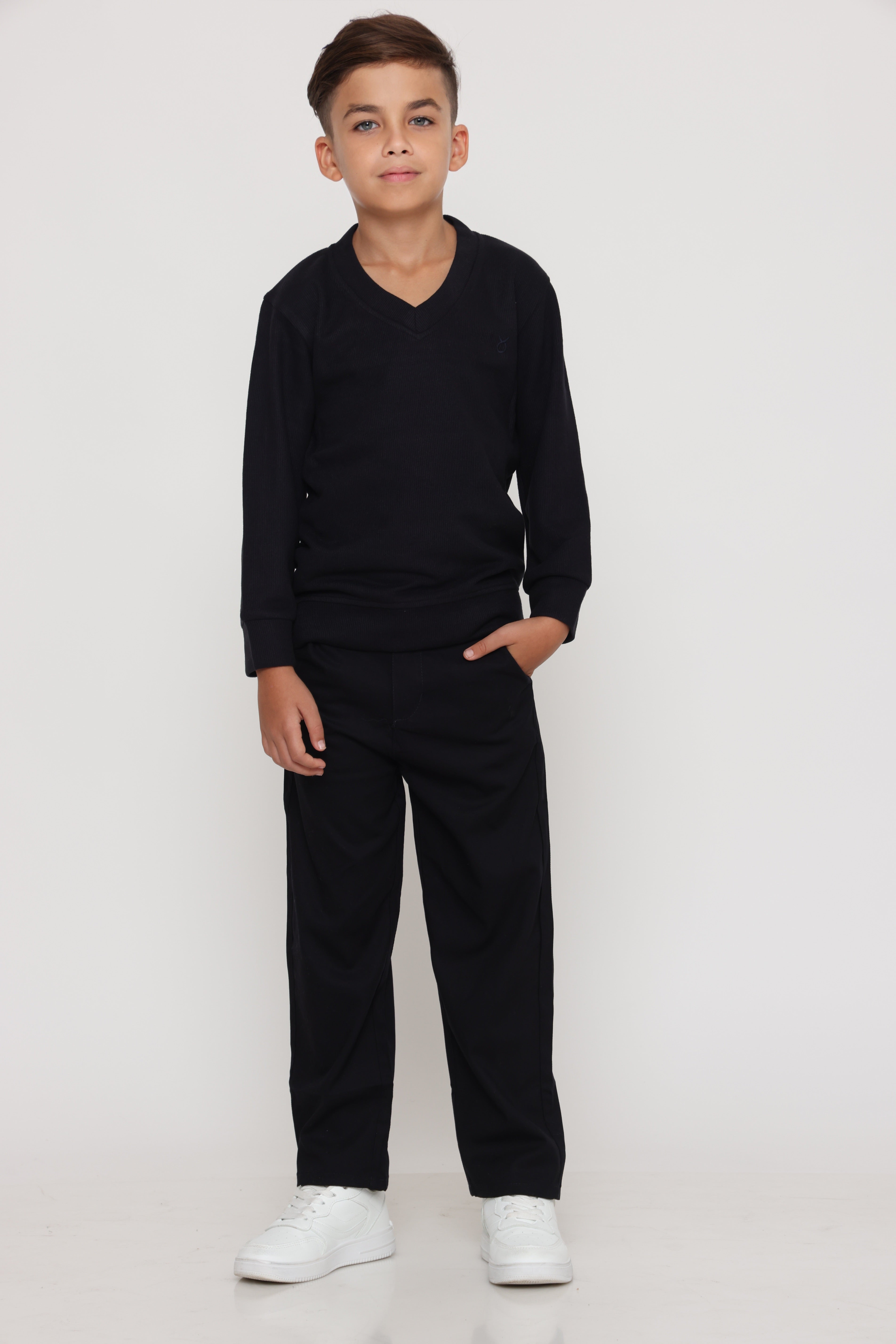 מכנס סיגר קלאסי ספורט אלגנט שחור