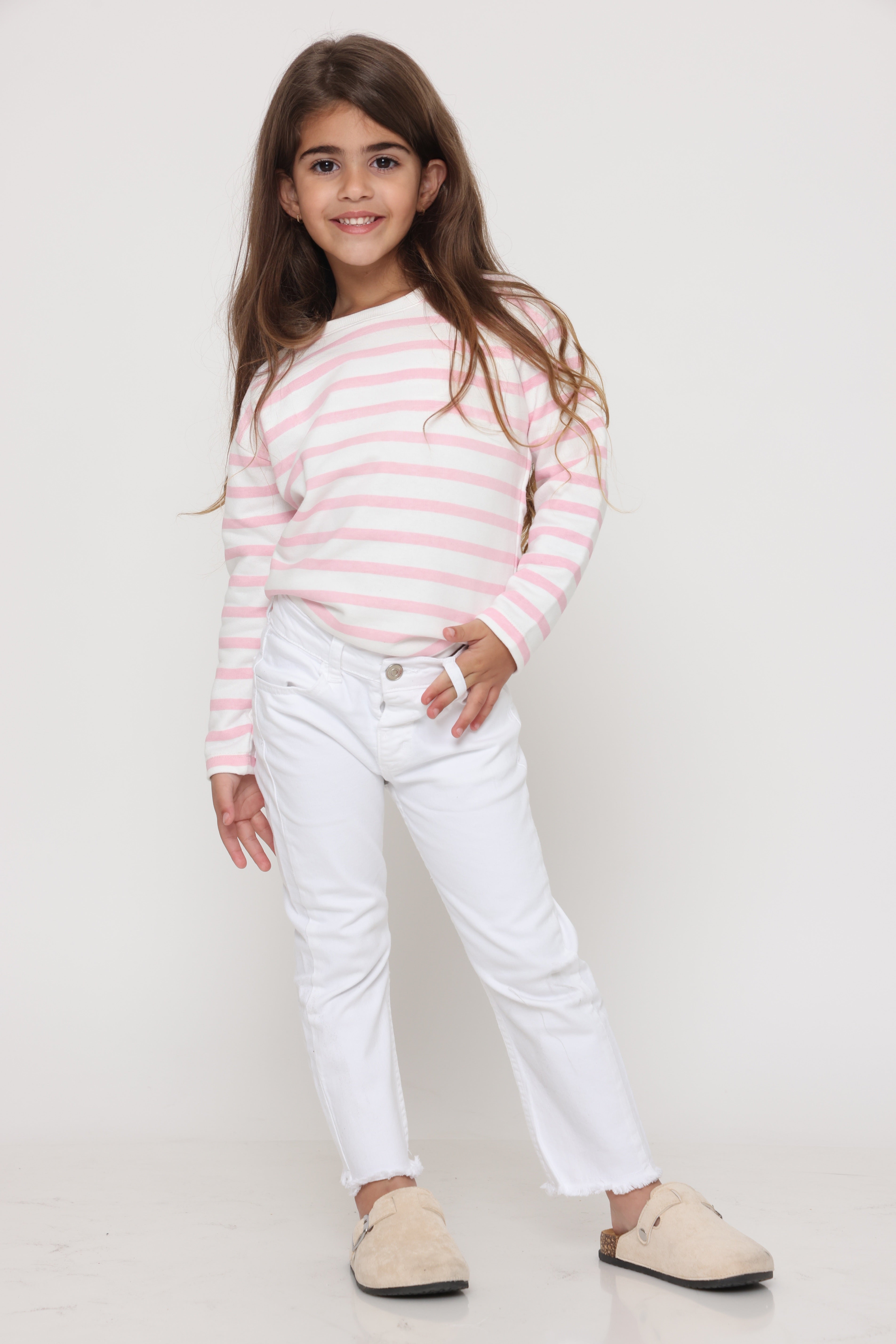 מכנס DENIM לבן