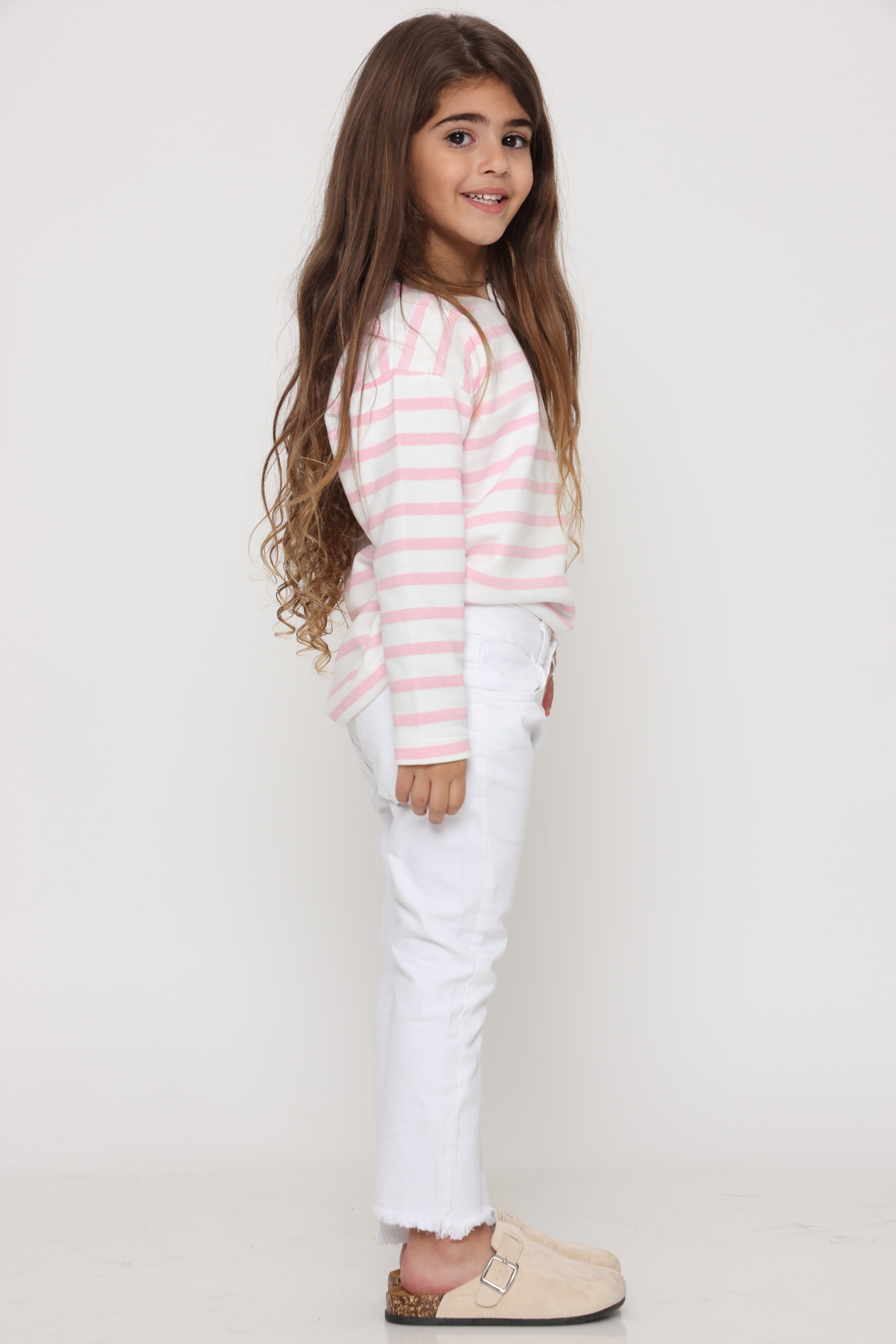 מכנס DENIM לבן