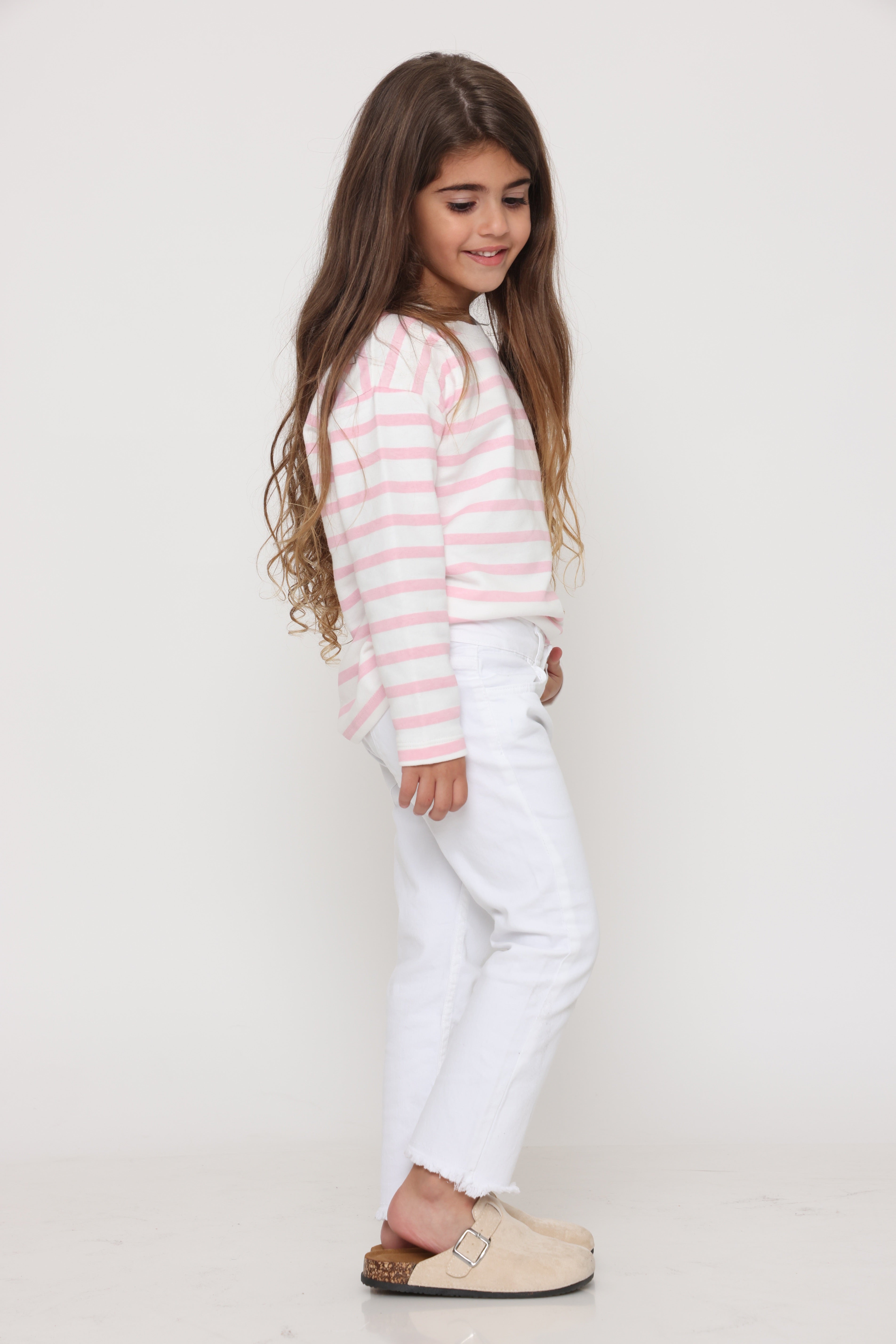 מכנס DENIM לבן