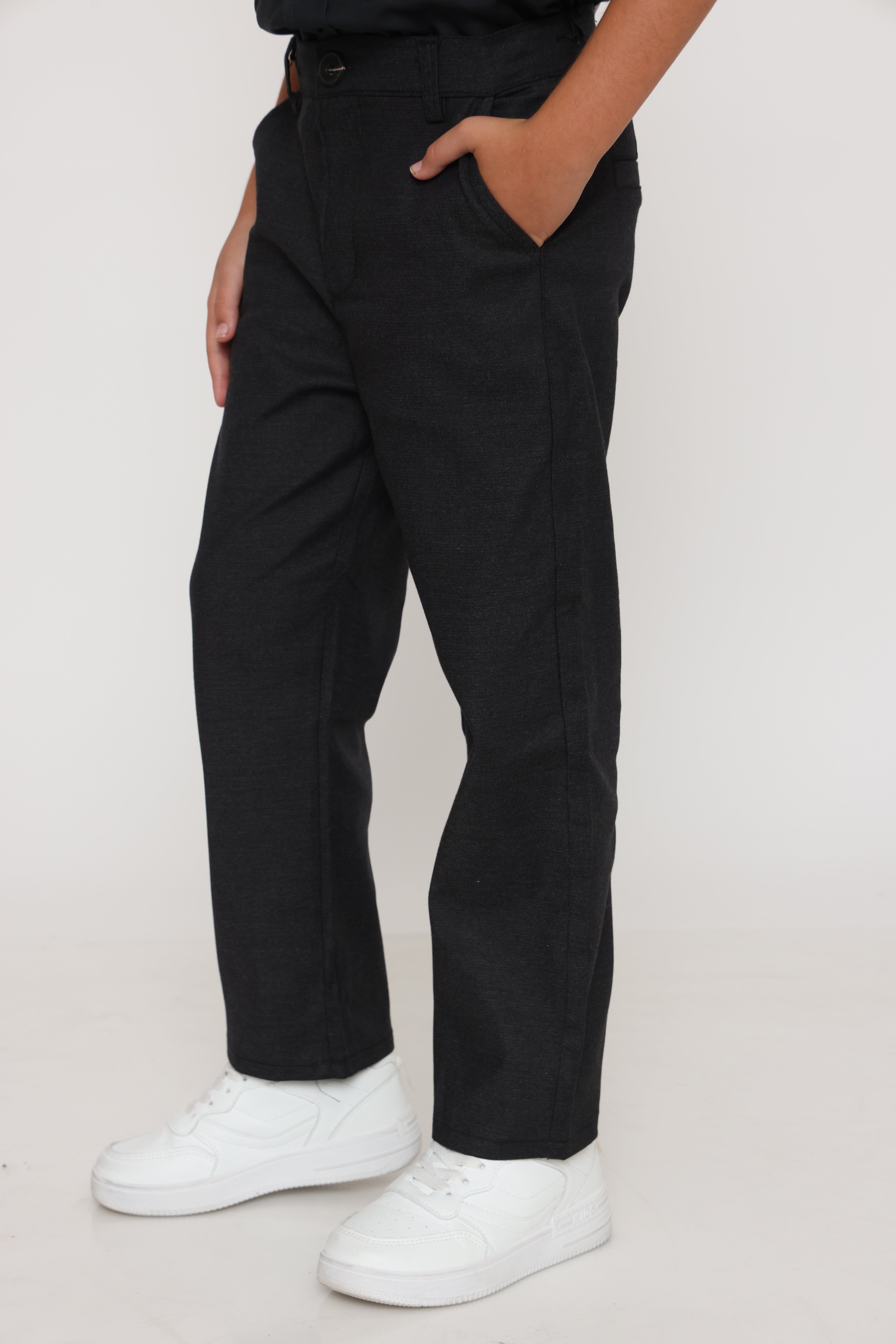 מכנס סיגר קלאסי ספורט אלגנט אפור כהה