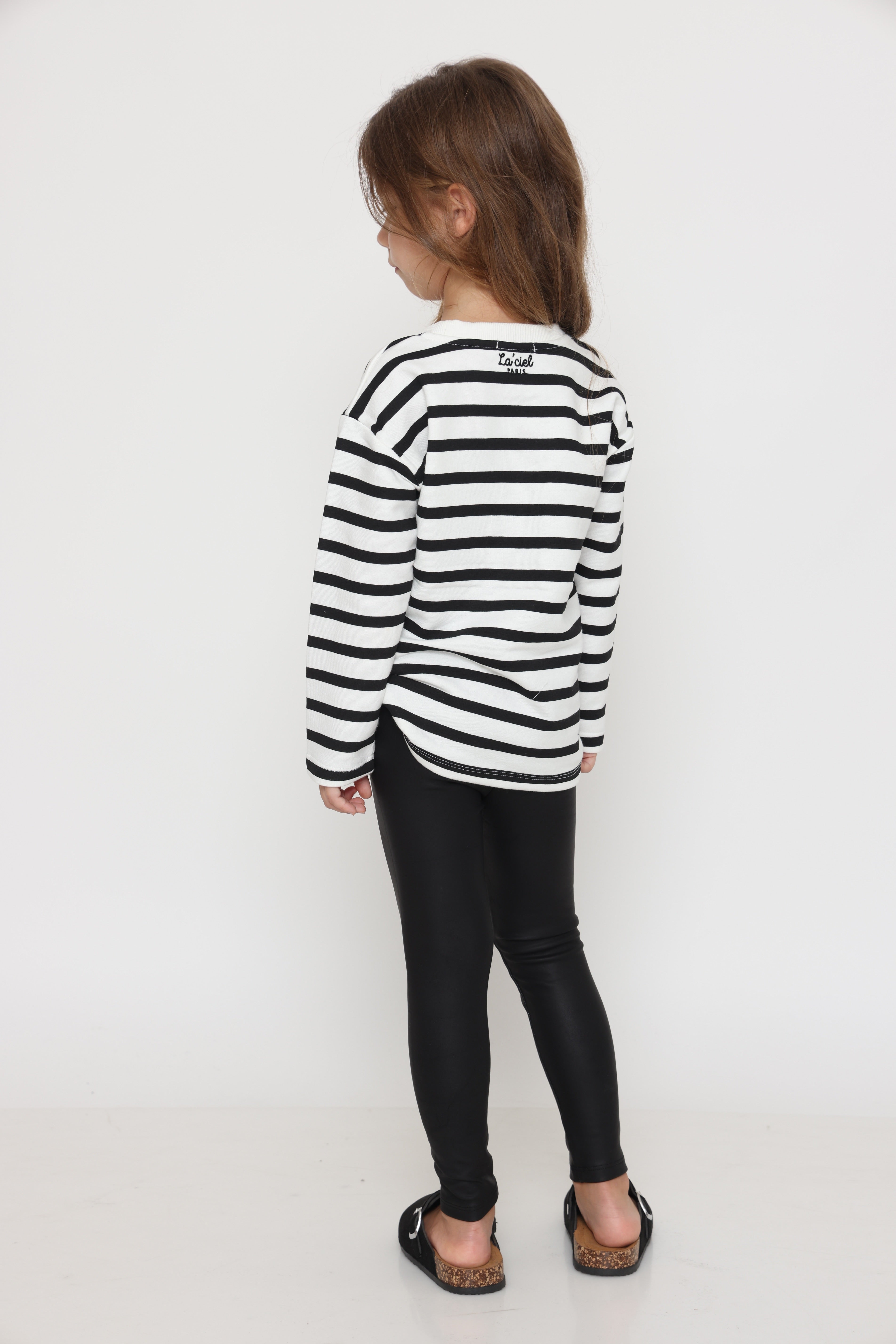 טייץ עור מט עם בטנה פליז