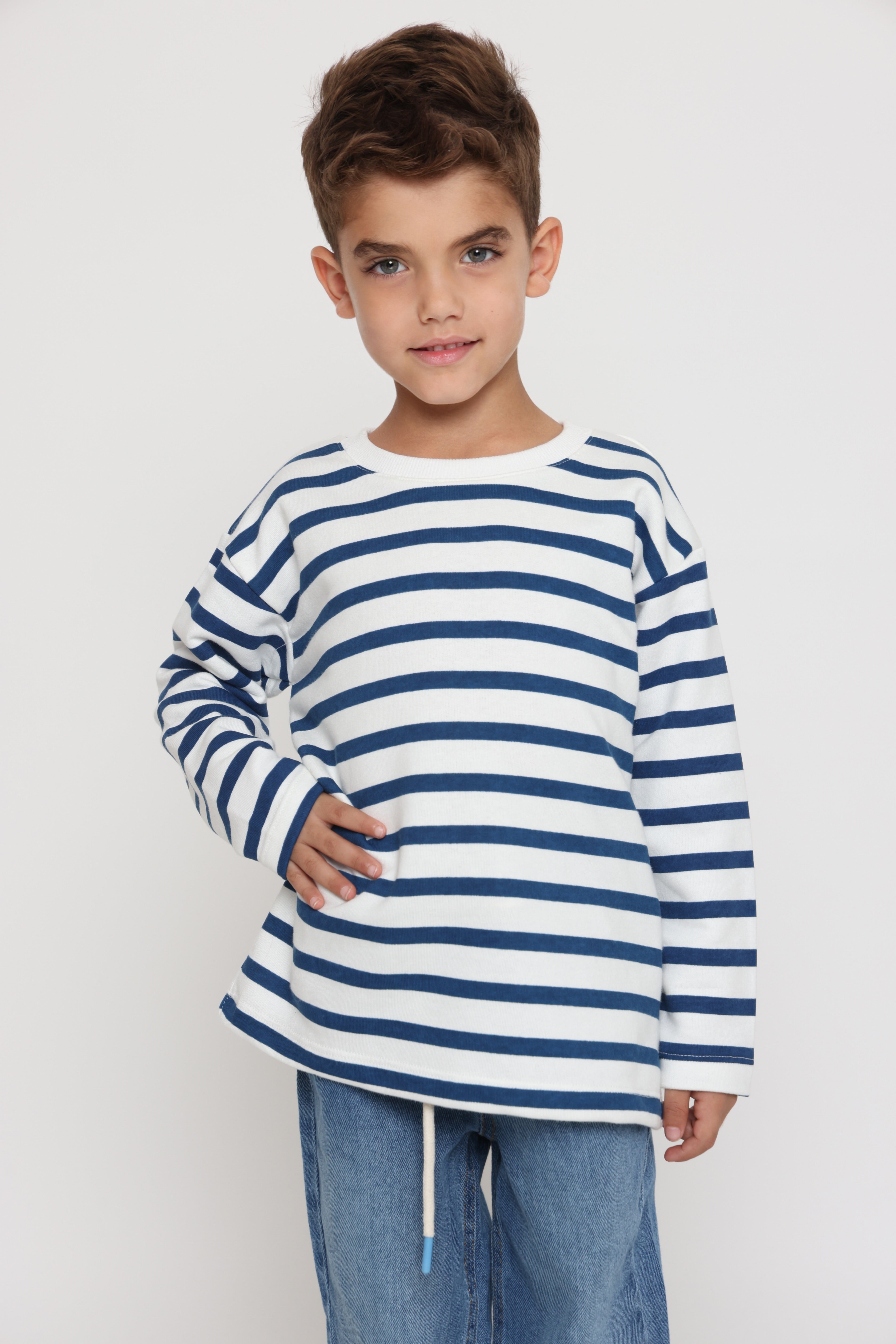 מכנס ג׳וג גינס - כחול