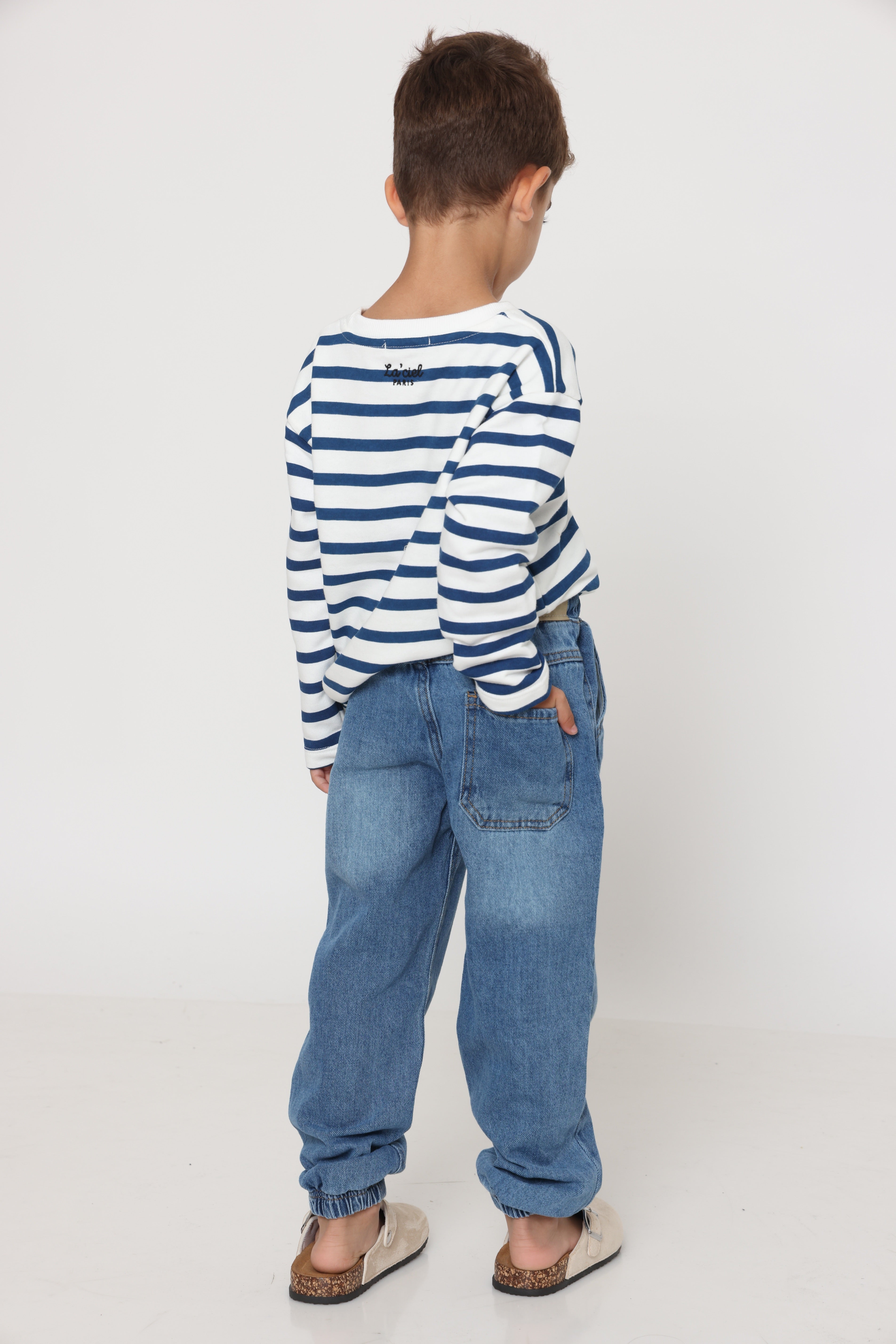 מכנס ג׳וג גינס - כחול