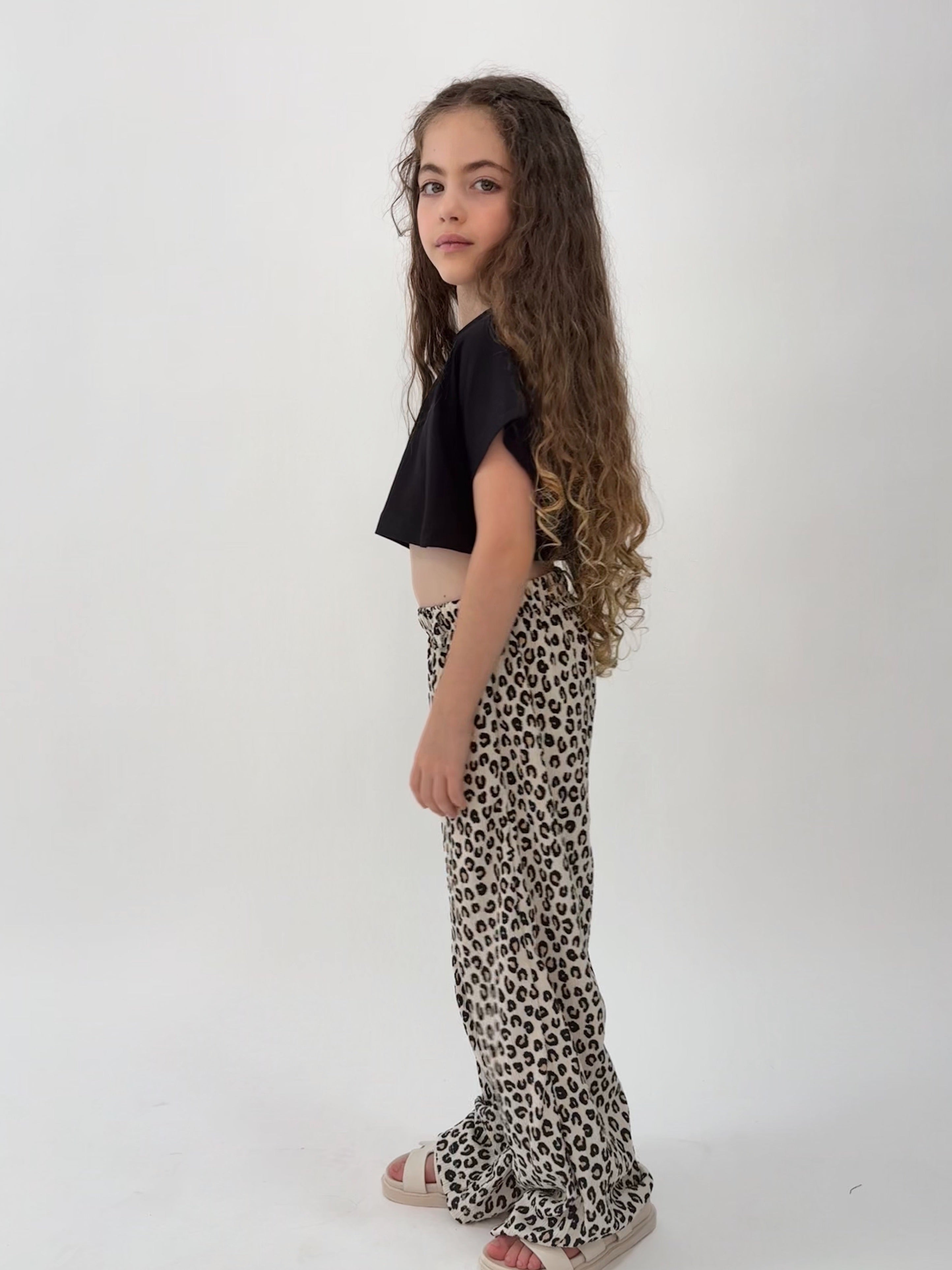 מכנס מנומר נשפך