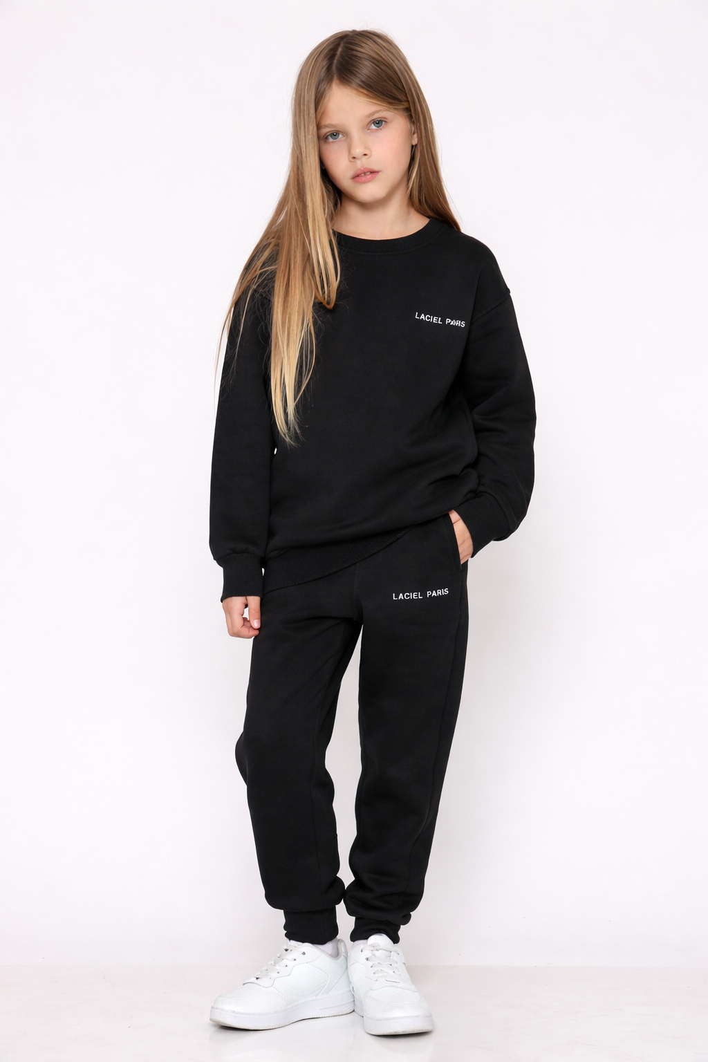 חליפות פוטר קלאסית לסיאל בנות - שחור