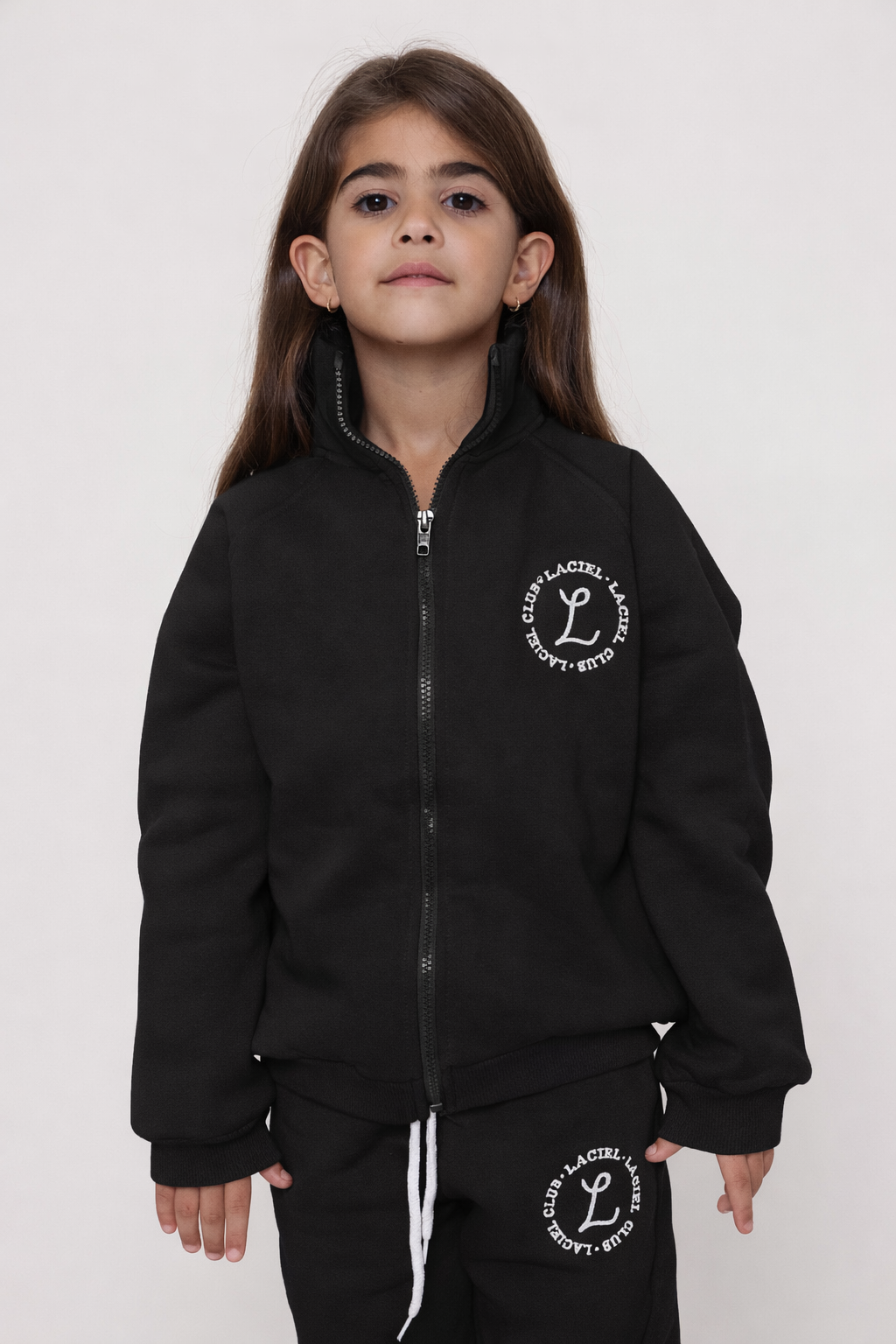 חליפת טרנינג laciel  בנות - שחור