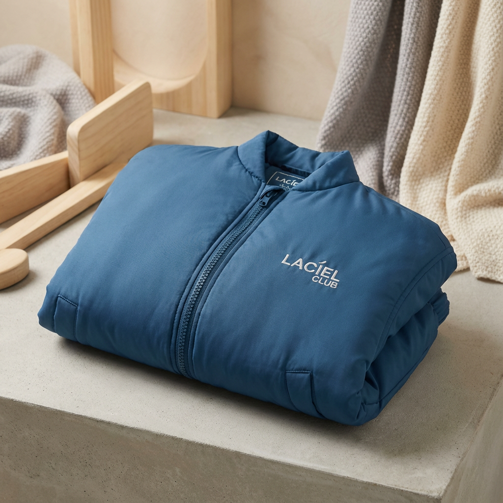 מעיל פרימיום LACIEL- גזרת בומבר - כחול