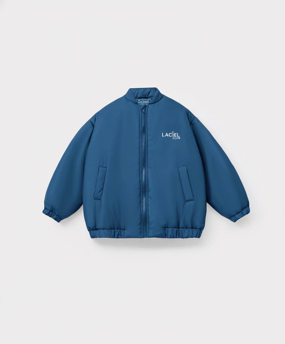 מעיל פרימיום LACIEL- גזרת בומבר - כחול
