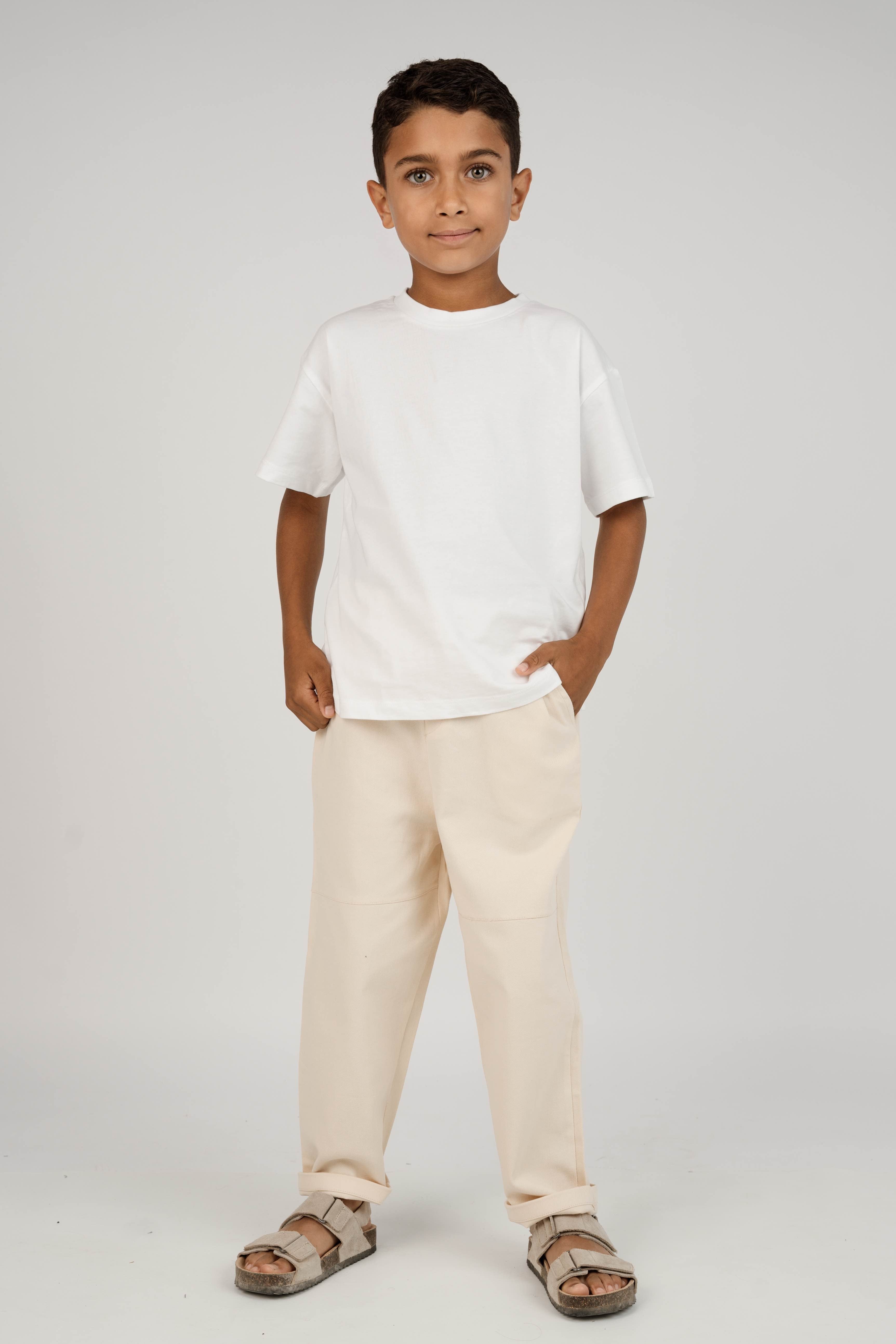 מכנס slim יוניסקס - בז