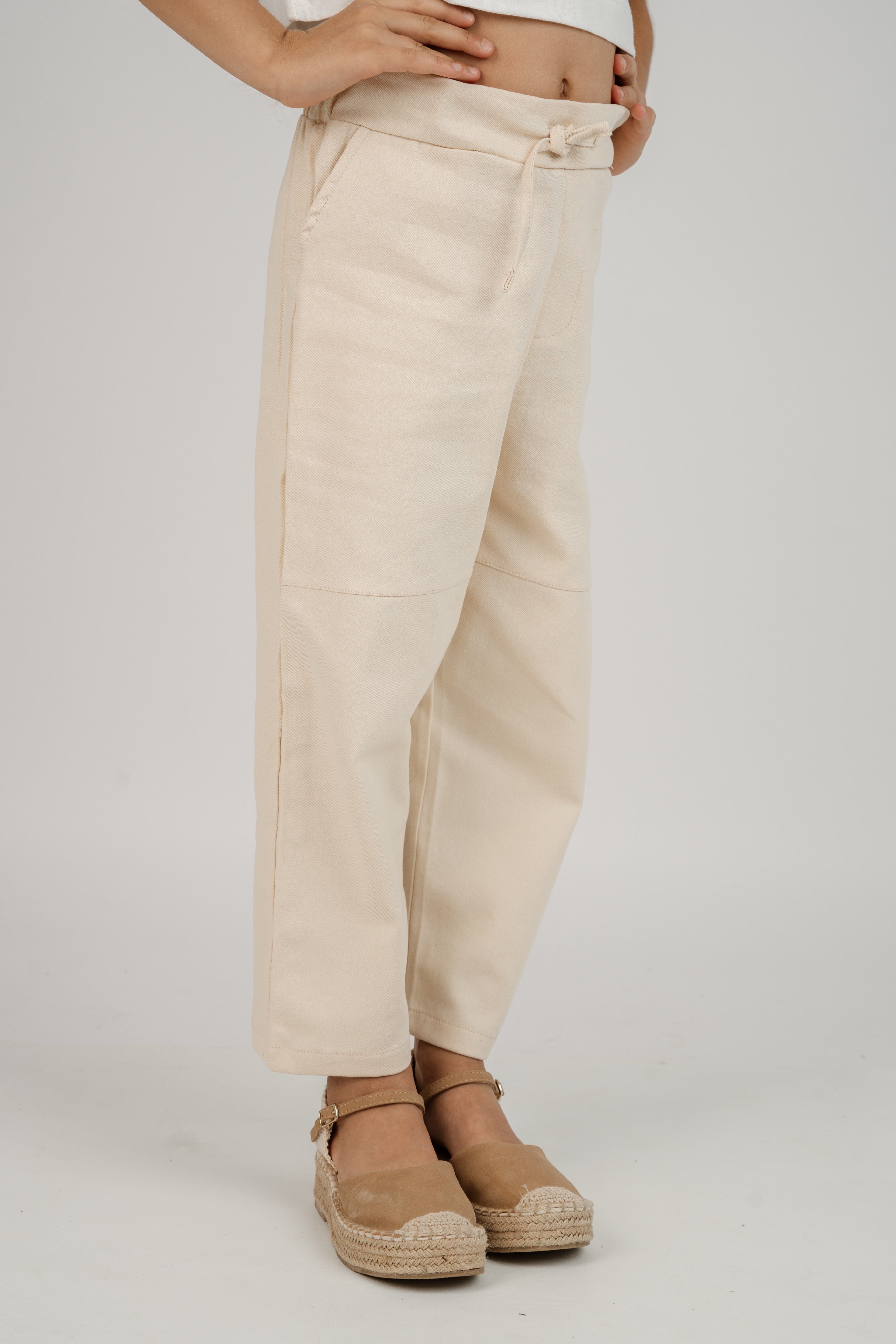 מכנס slim יוניסקס - בז