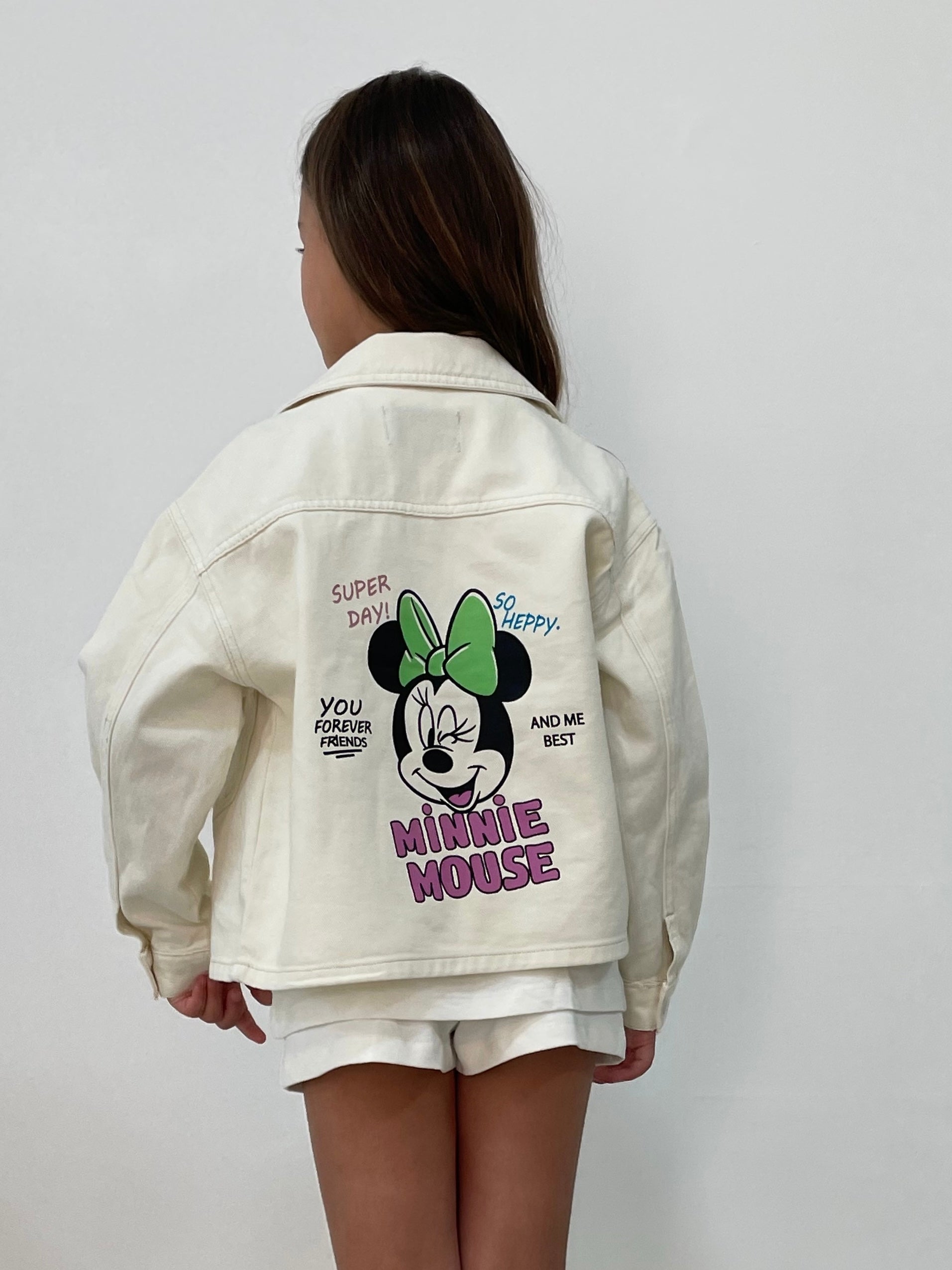 גקט DENIM אוברסייז לילדה