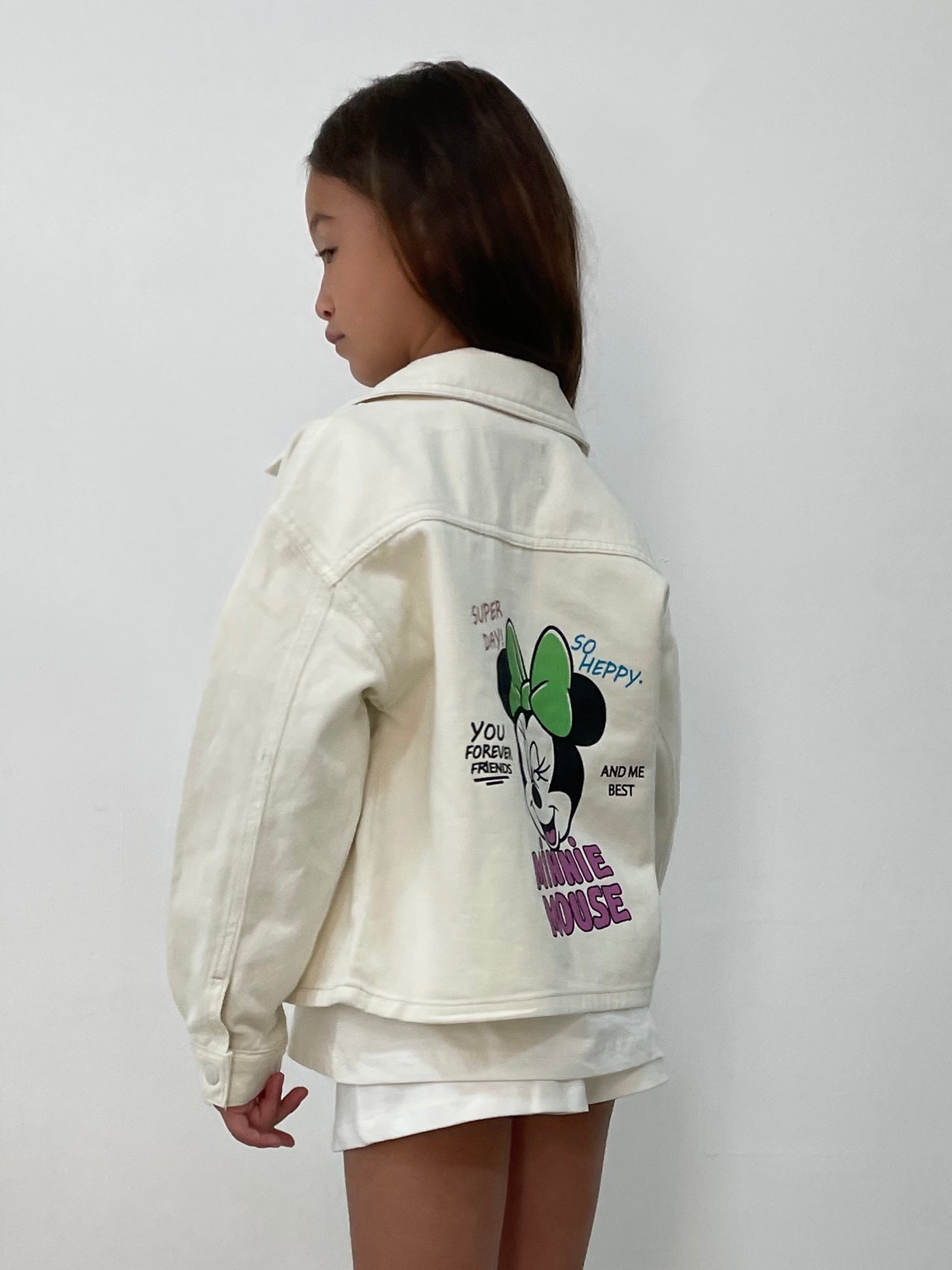 גקט DENIM אוברסייז לילדה