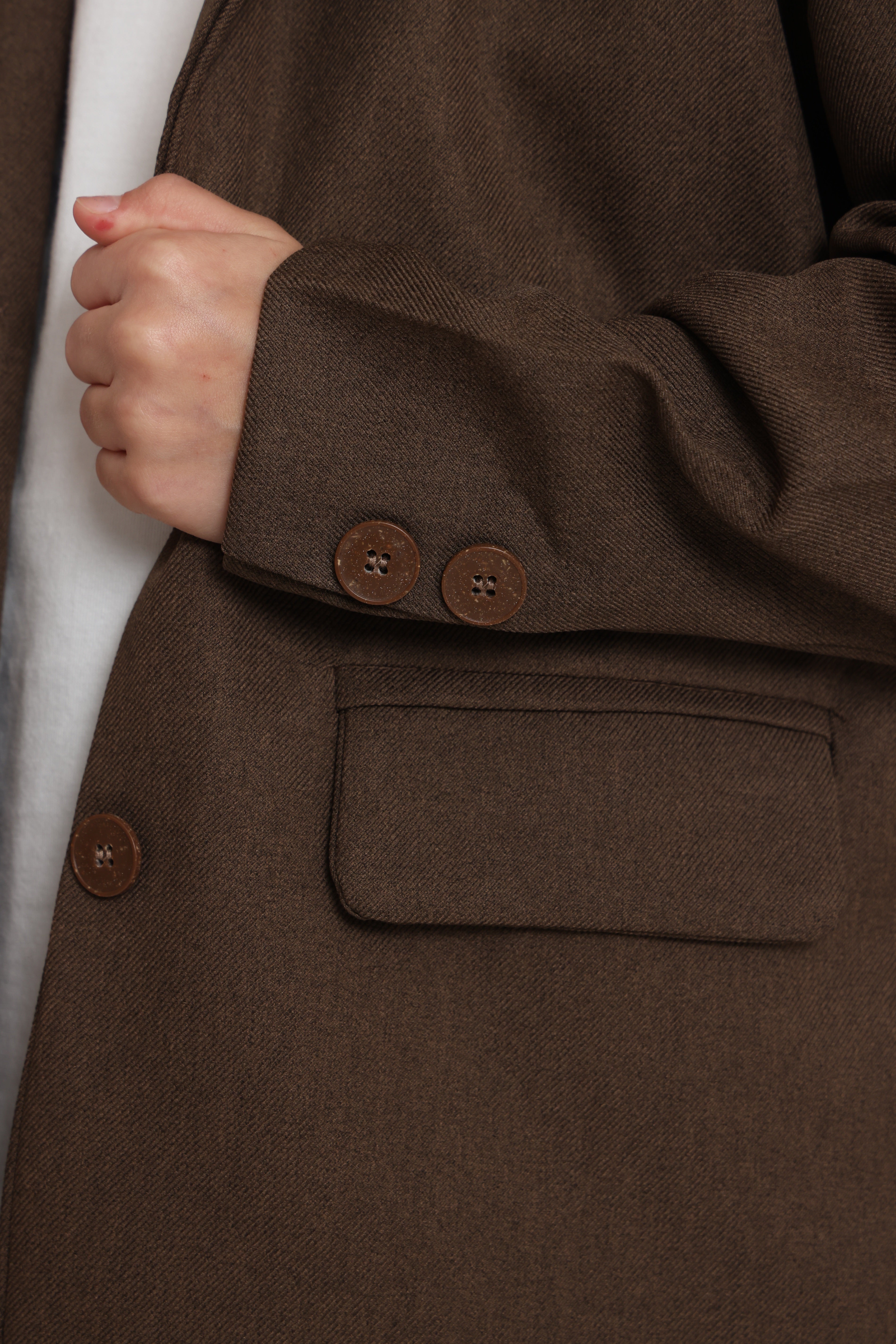 חצאית מכנס בגוון חום