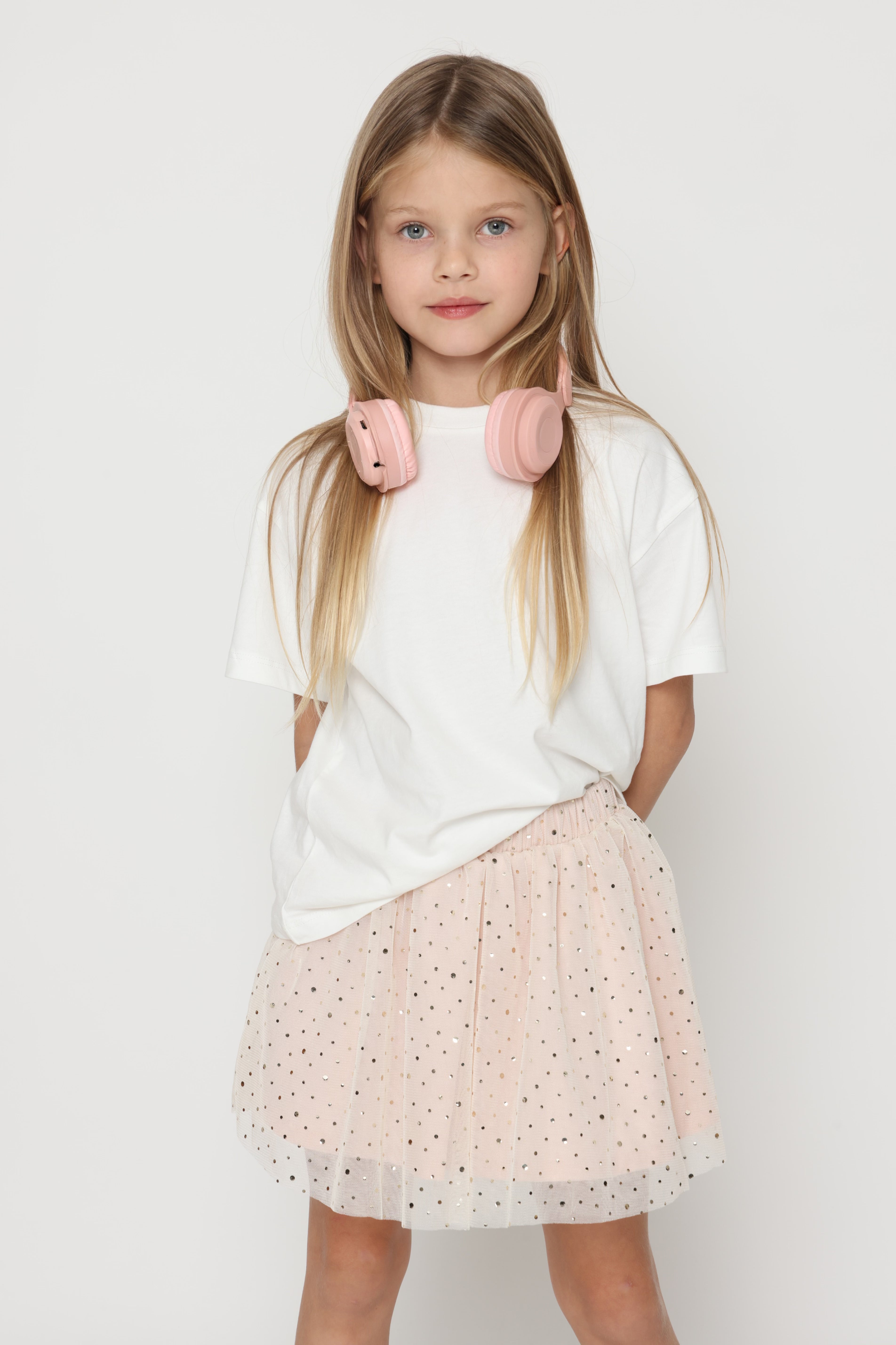 T-קלאסית לבנה בנות