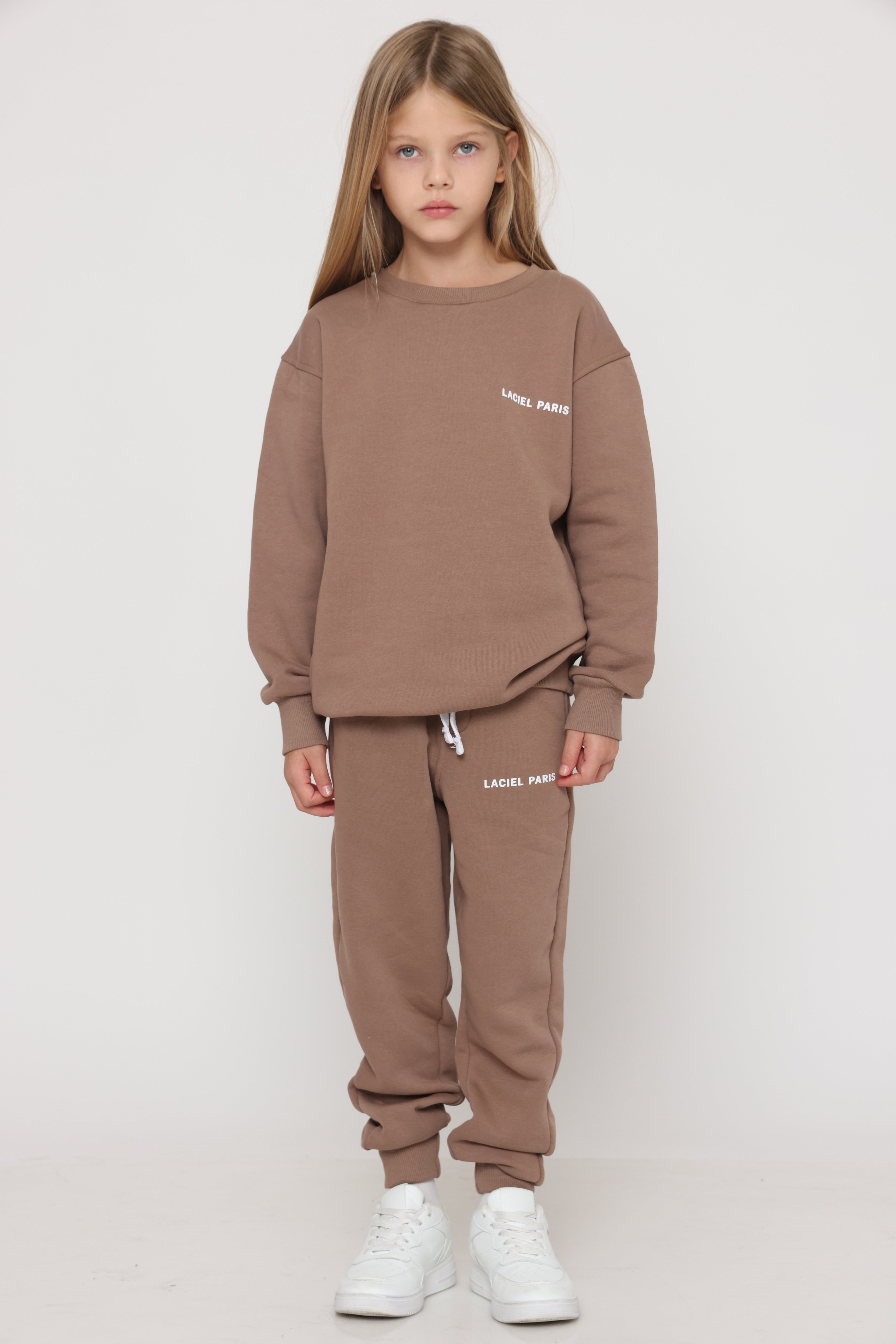 חליפת פוטר Laciel קלאסית בצבע חום טבעי לילדה