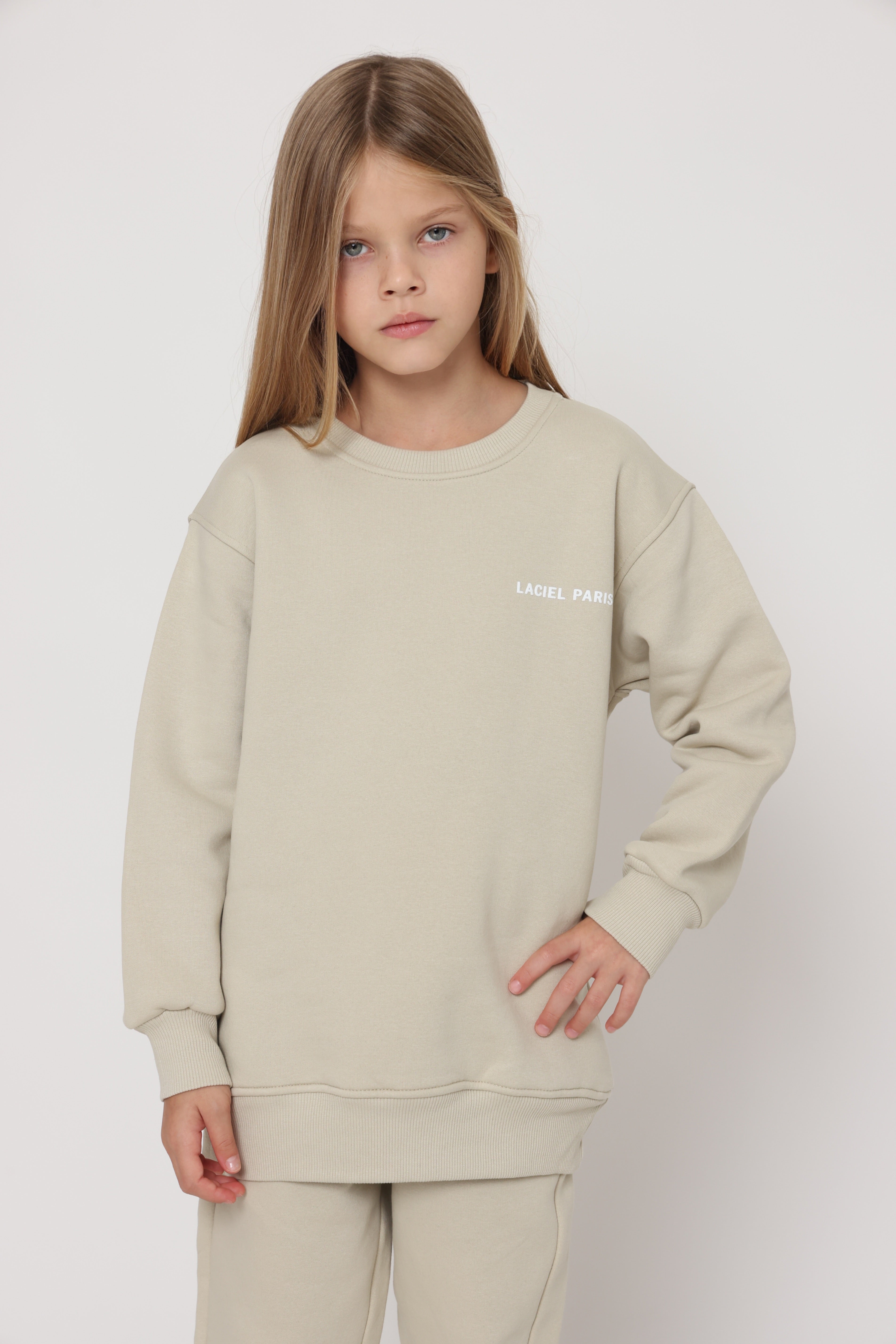 חליפת פוטר Laciel קלאסית בצבע שמנת לילדה