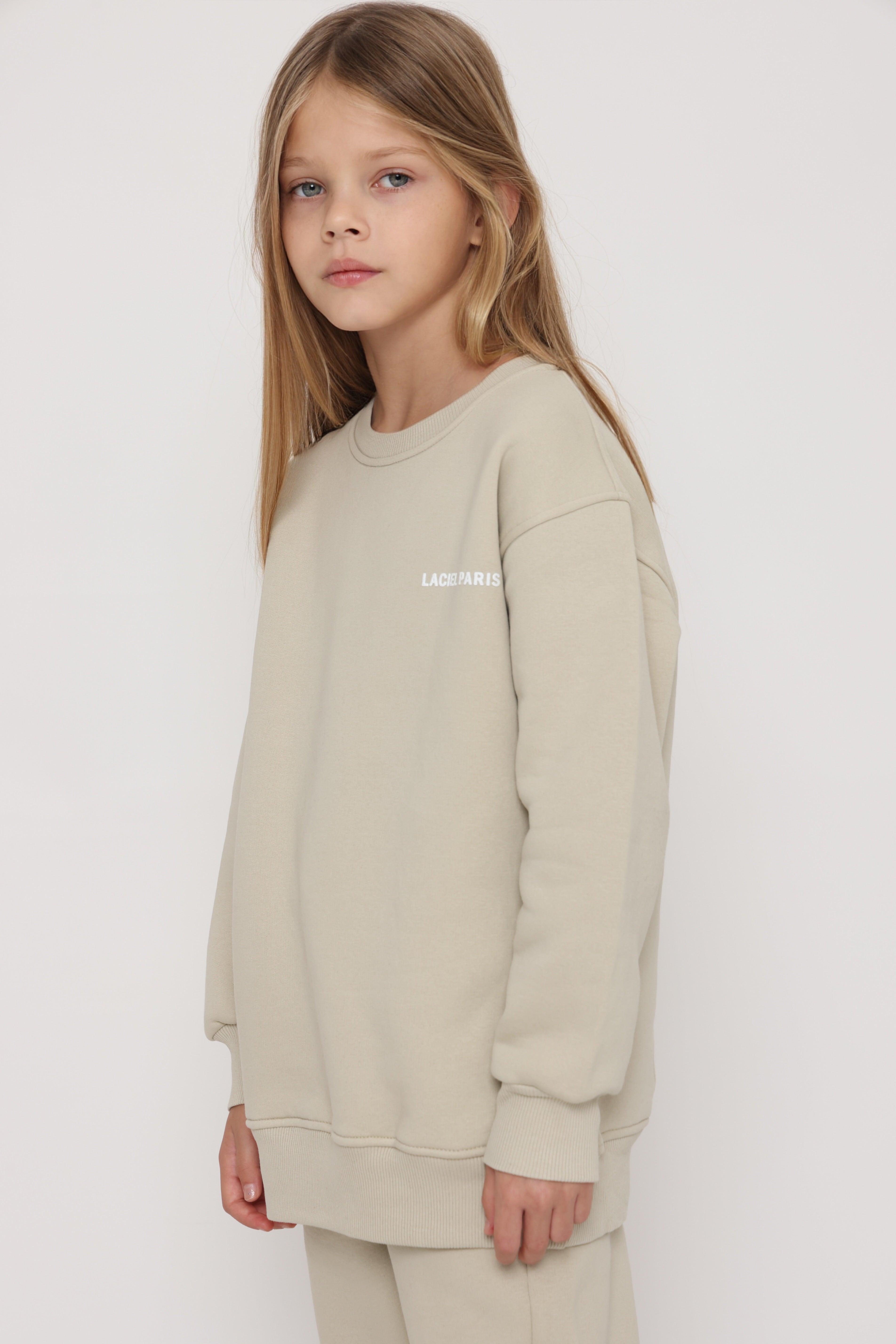 חליפת פוטר Laciel קלאסית בצבע שמנת לילדה