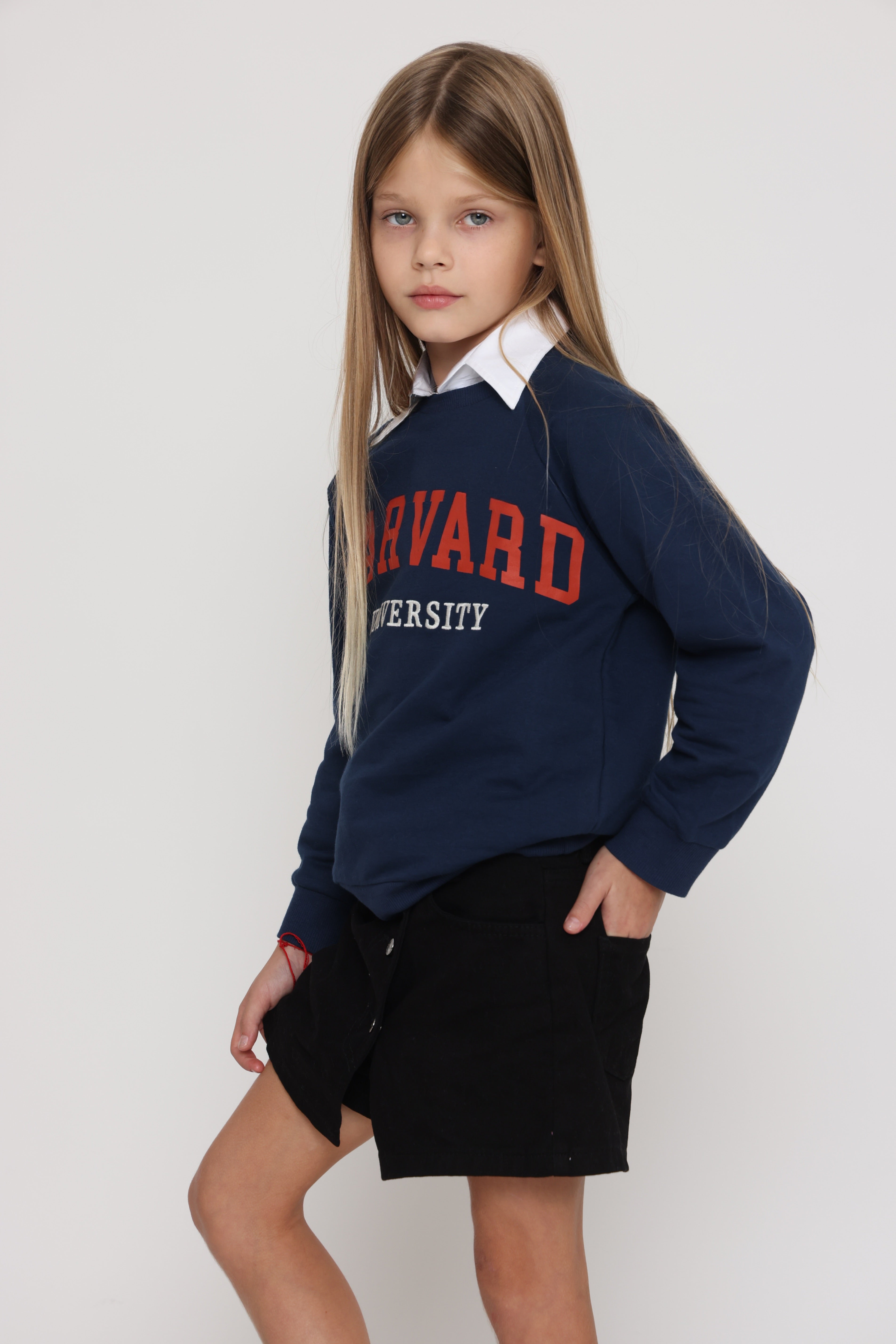 פוטר HARVARD כחול לילדה