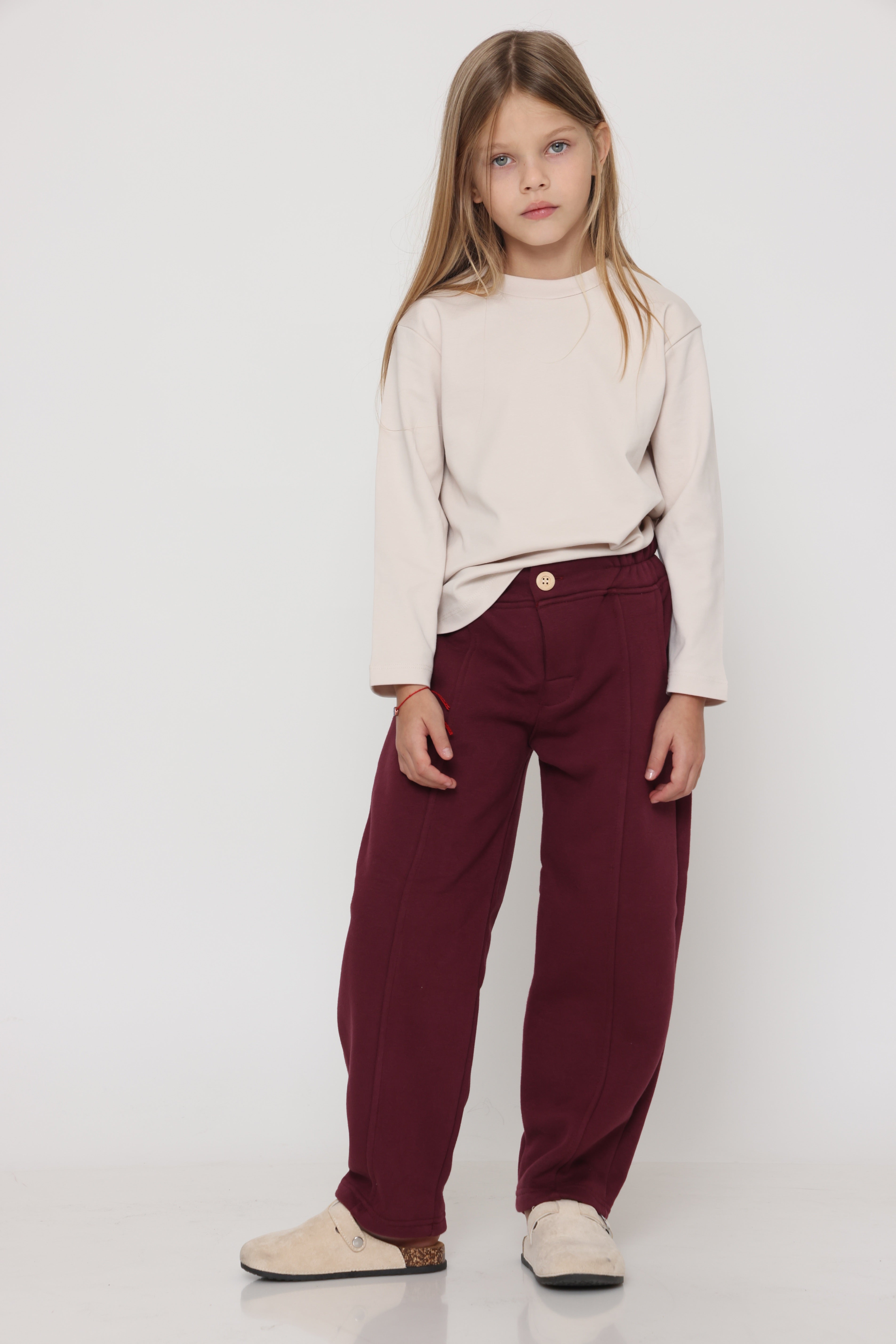 מכנס ספורט אלגנט יוניסקס בורדו