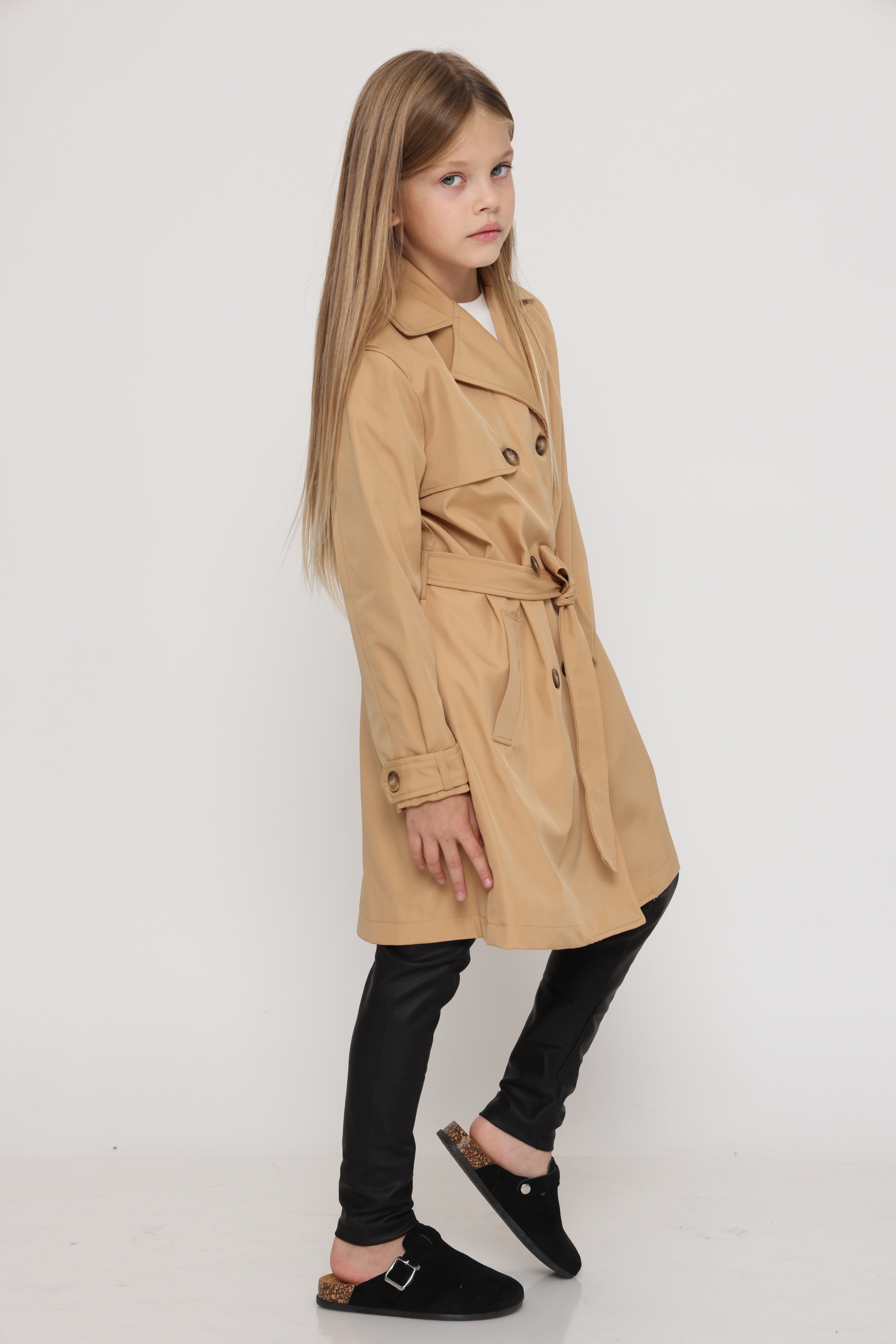 מעיל טרנץ קלאסי לילדות