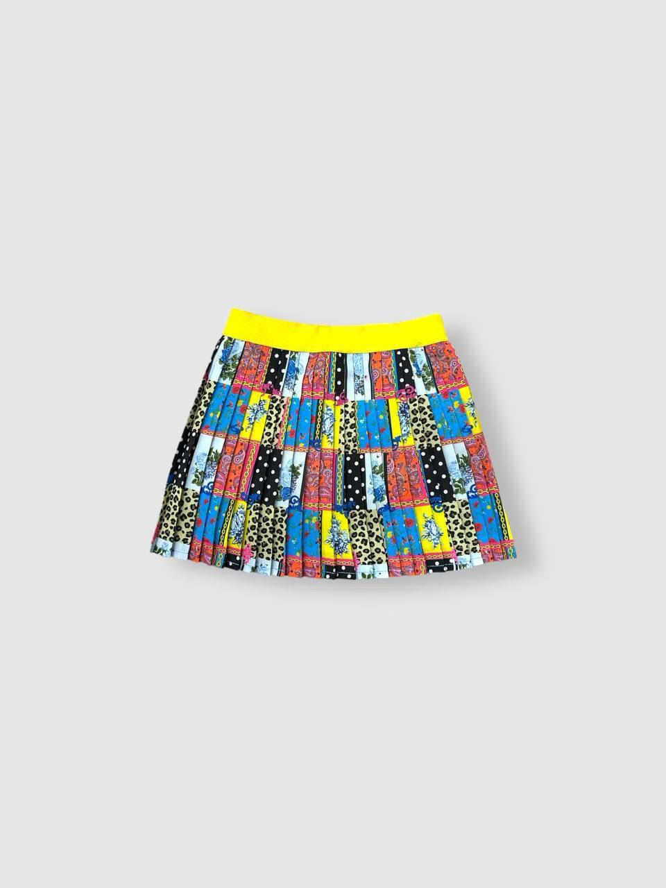 חצאית פליסה צבעונית