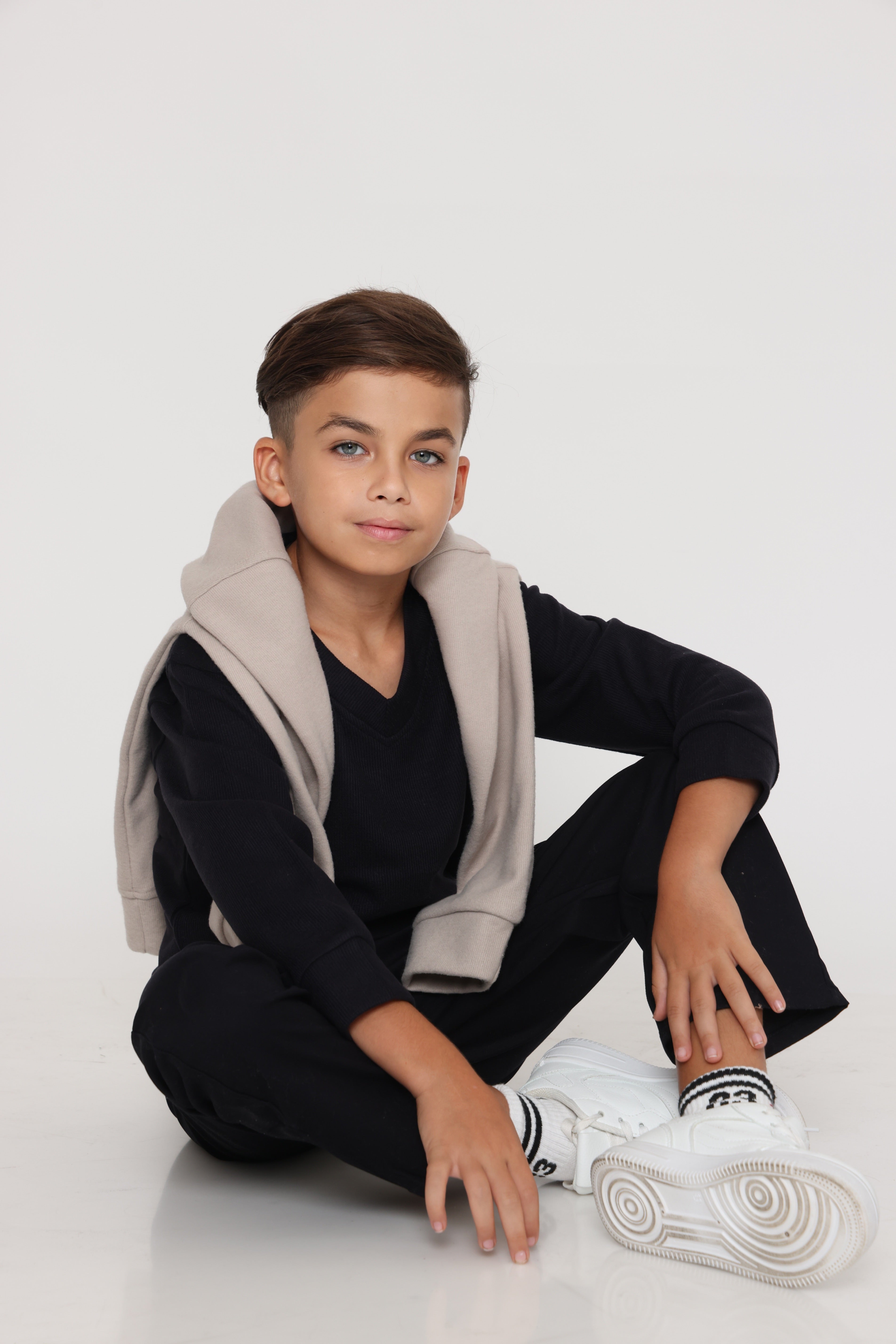 מכנס סיגר קלאסי ספורט אלגנט שחור