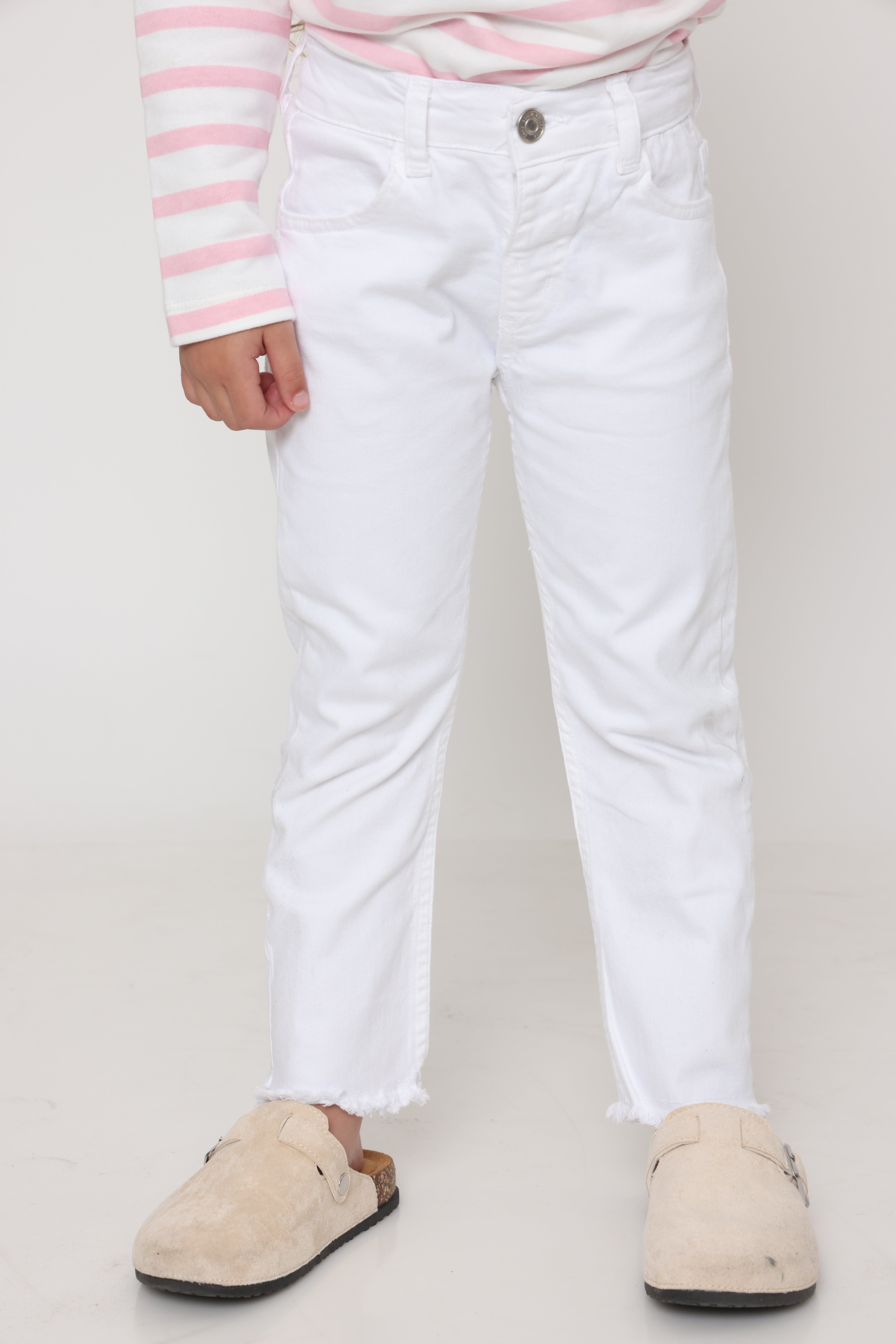 מכנס DENIM לבן