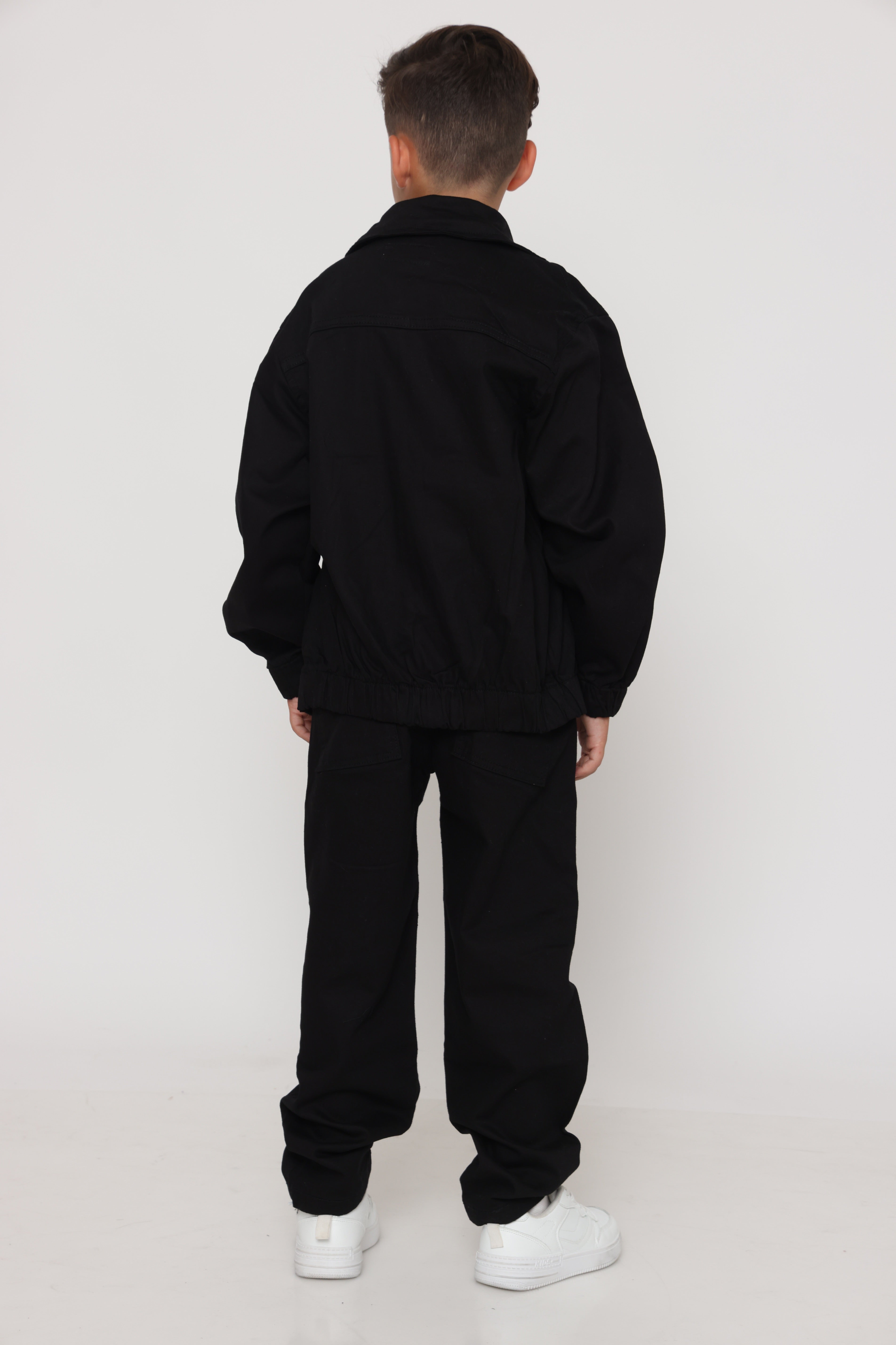 ג׳קט בייסיק ספורט אלגנט שחור לילד