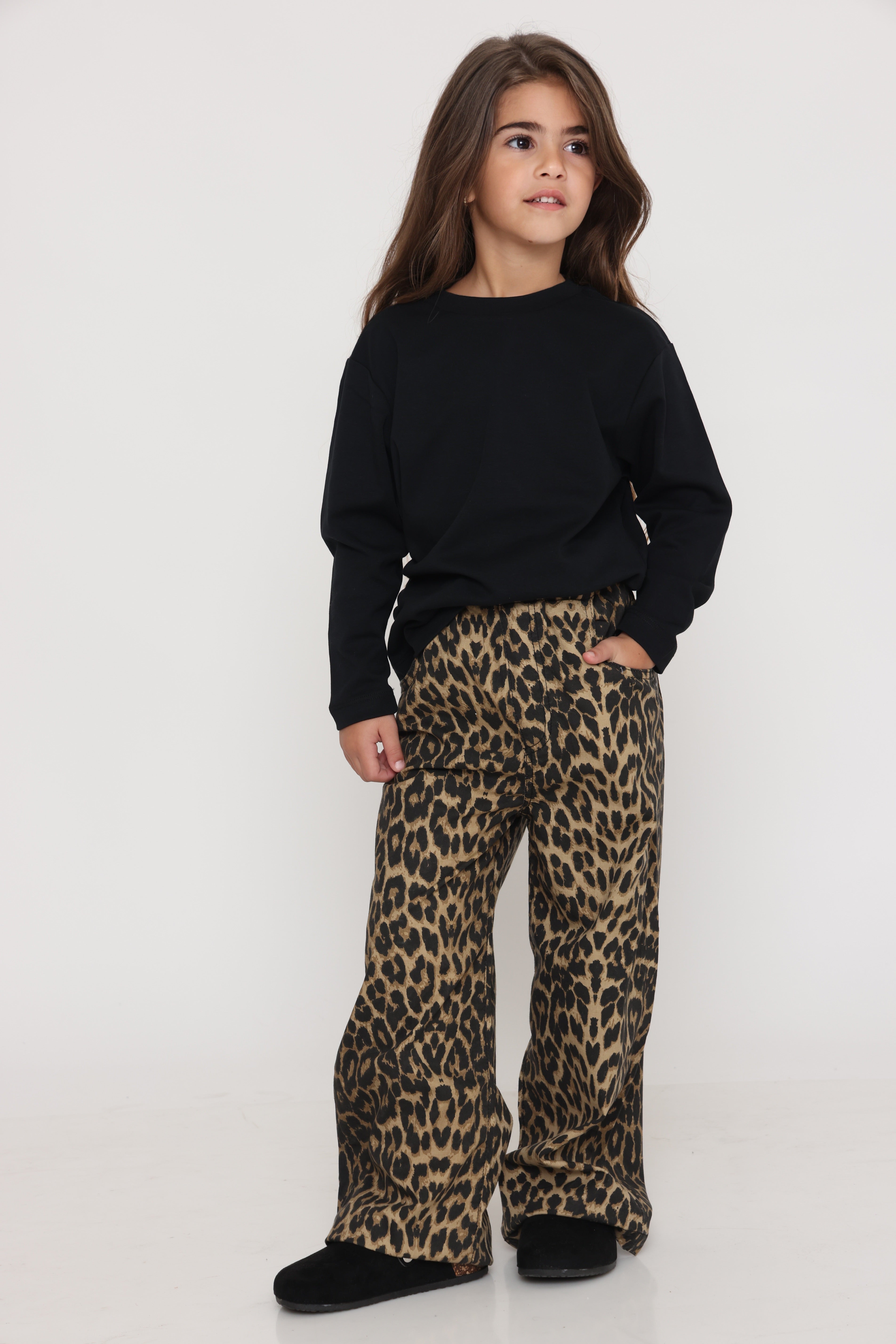 מכנס מנומר ארוך