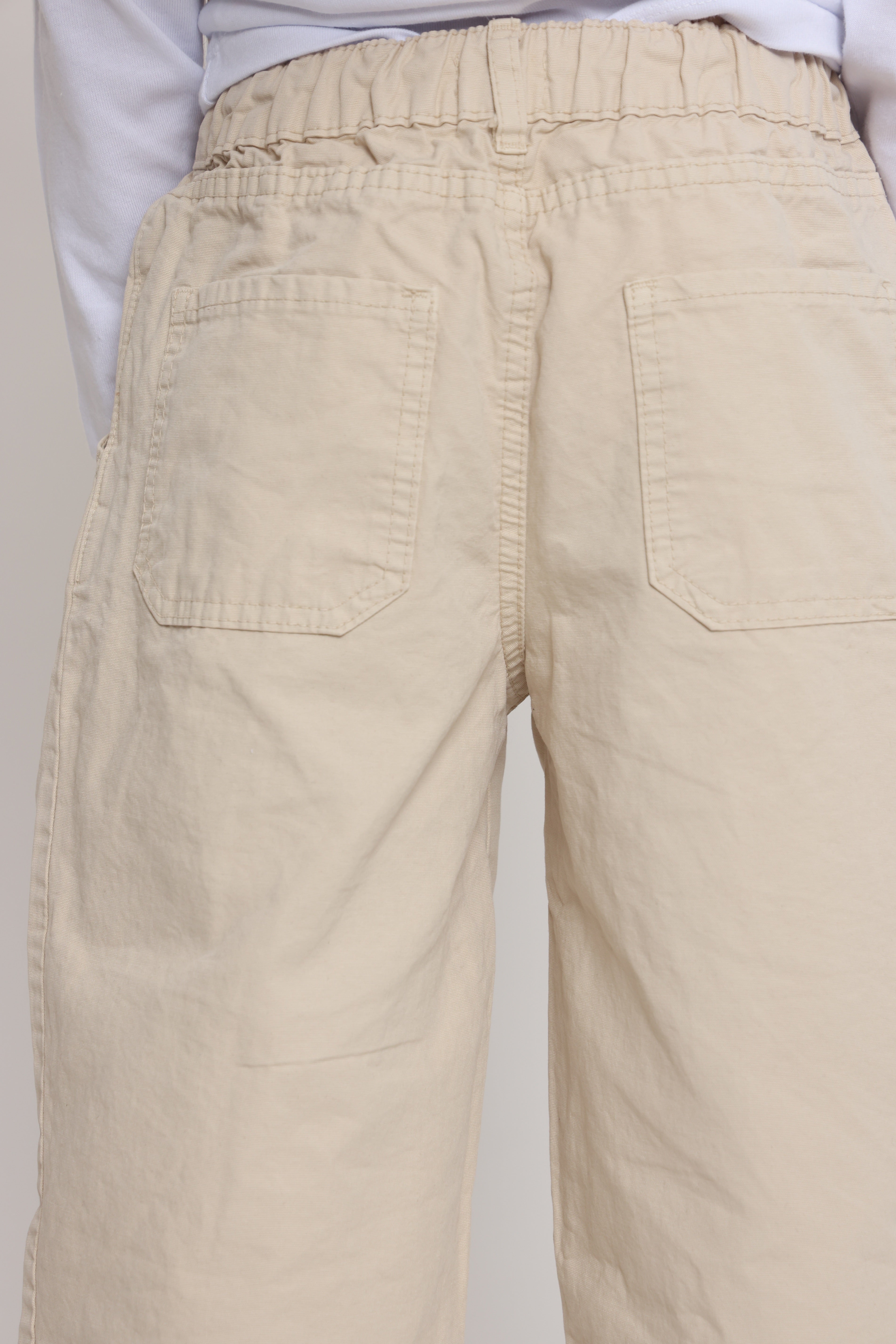 מכנס יוניסקס שמנת