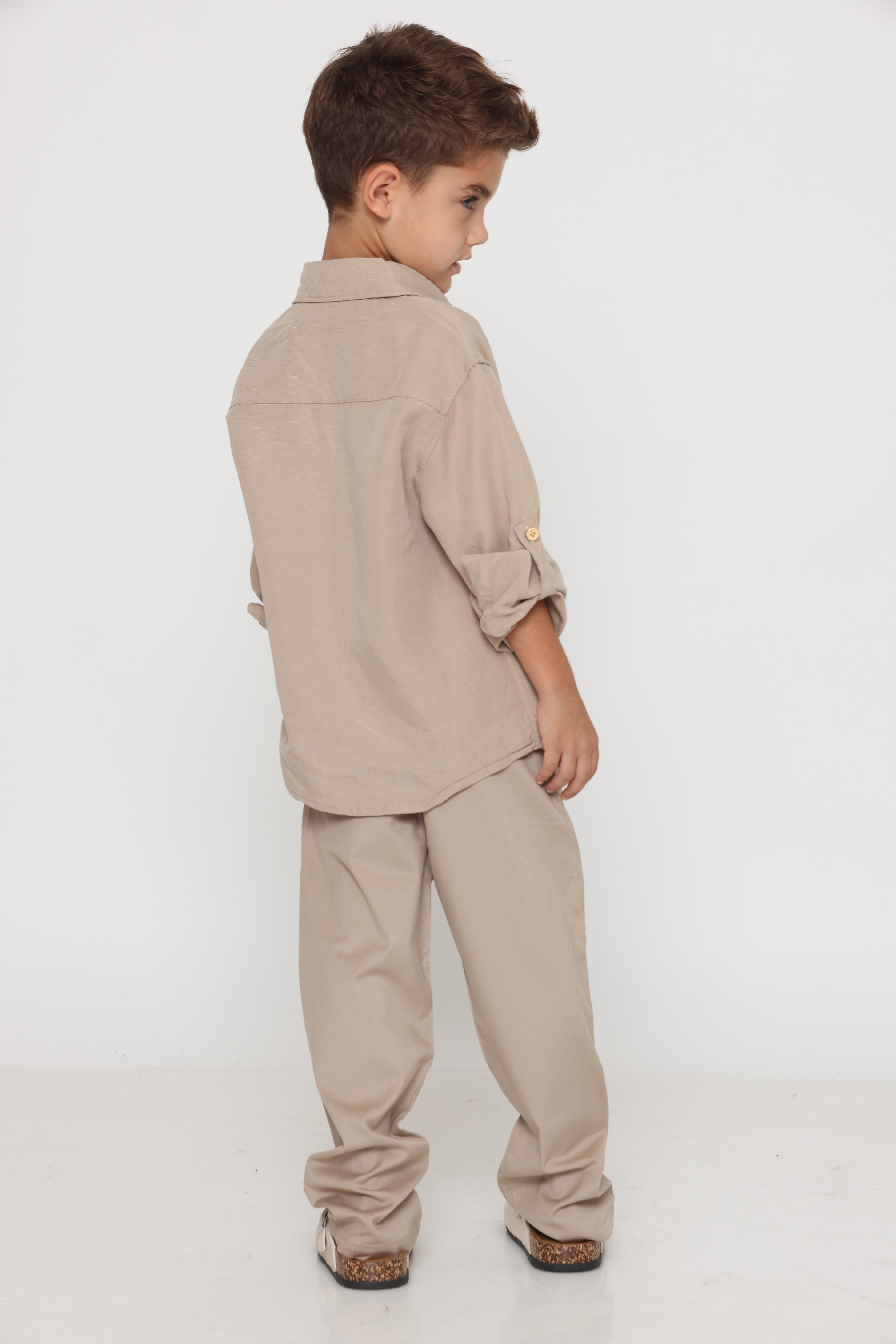 מכנס סיגר קלאסי ספורט אלגנט בז טבעי