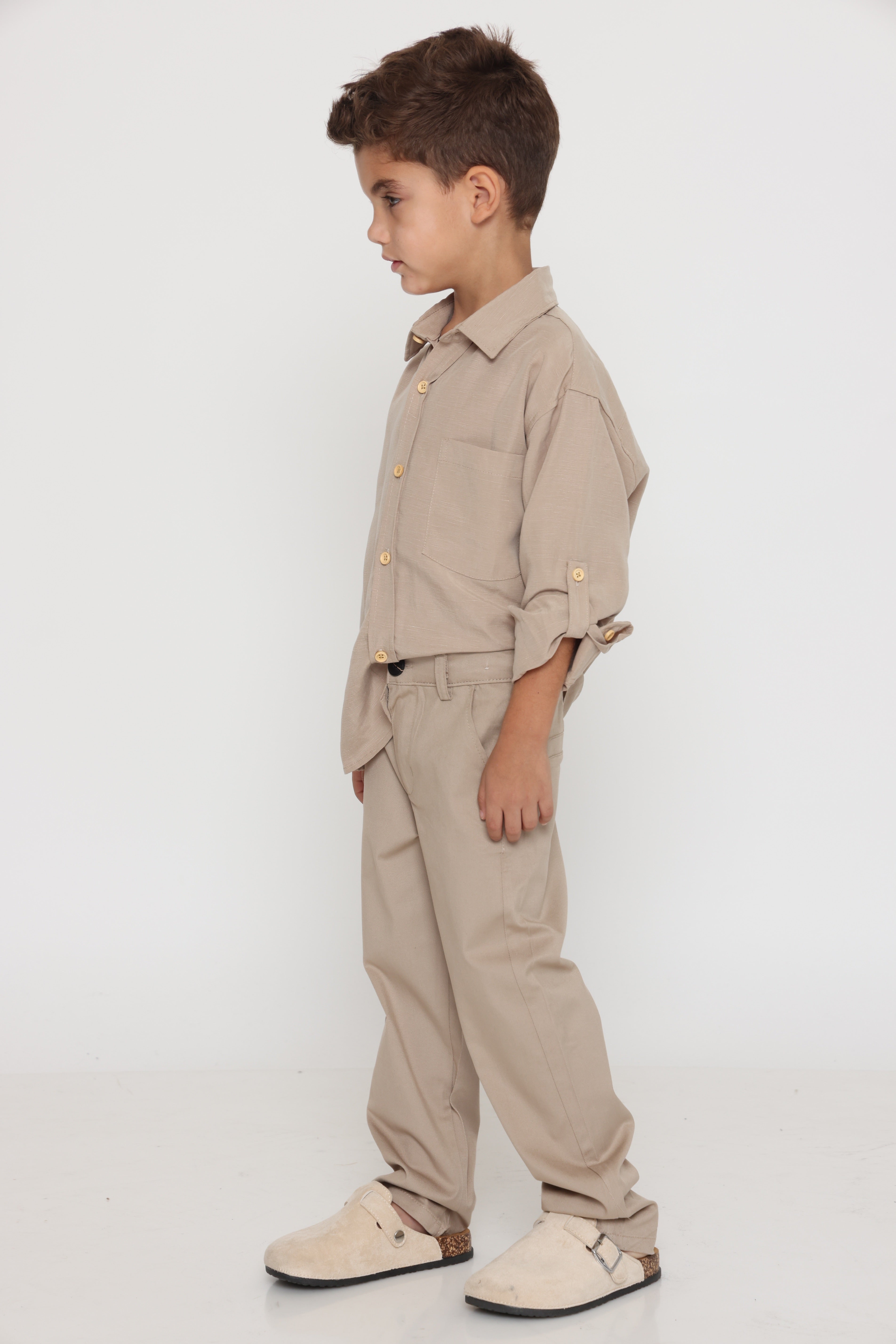 מכנס סיגר קלאסי ספורט אלגנט בז טבעי